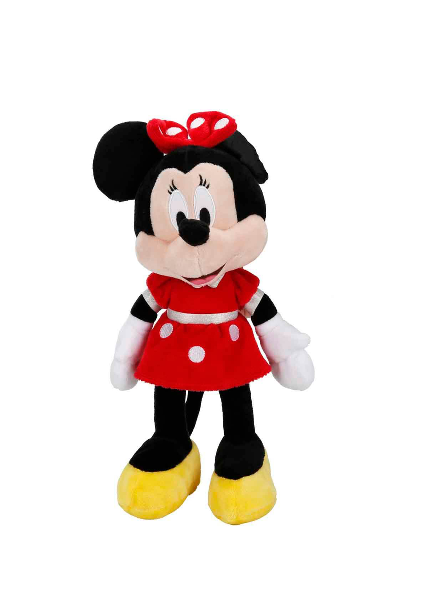 Minnie Kırmızı Elbiseli Peluş Oyuncak 38 cm