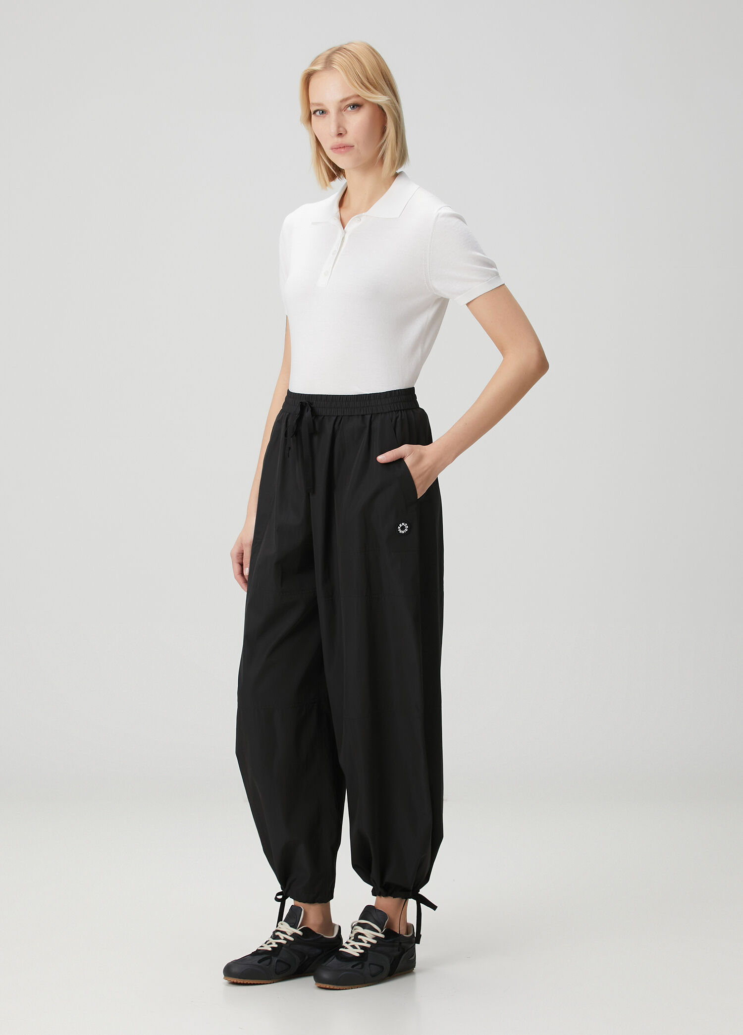 Boke Flower 2 0 Siyah Kargo Pantolon