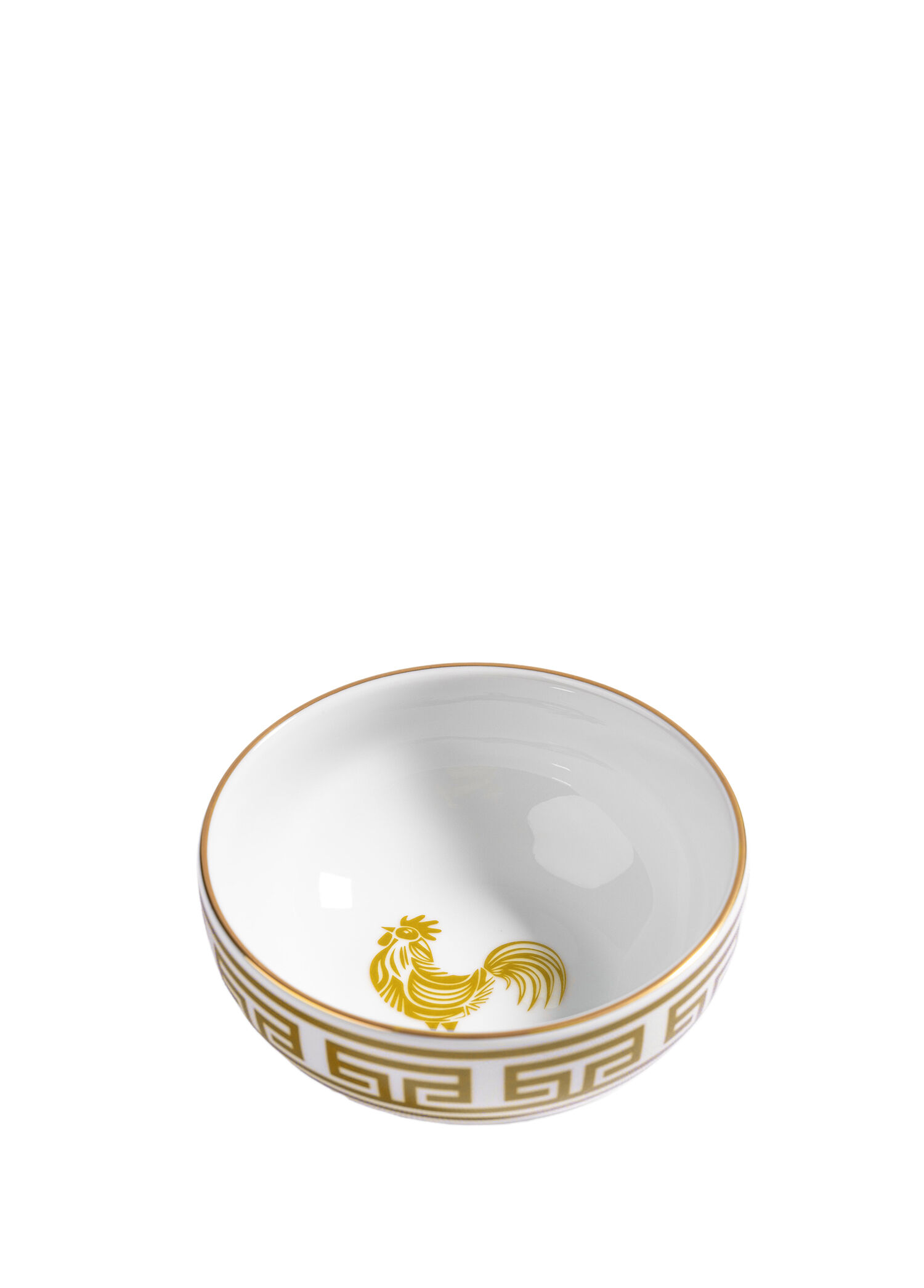 P Some Home Istanbul Lucky Rooster Collection Mustard Porselen Servis Kase