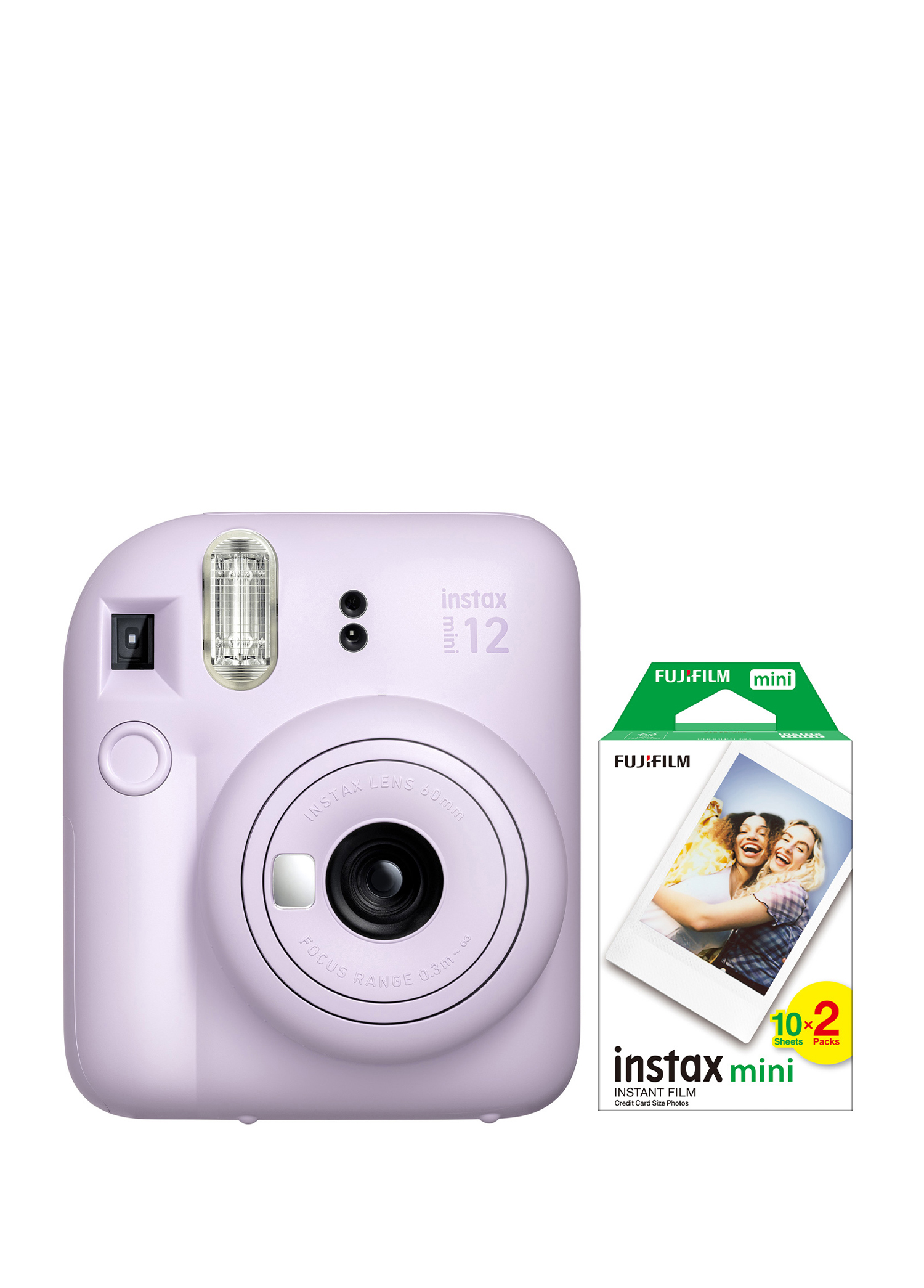 Instax Mini 12 Lila Fotoğraf Makinesi + 20'li Mini Film