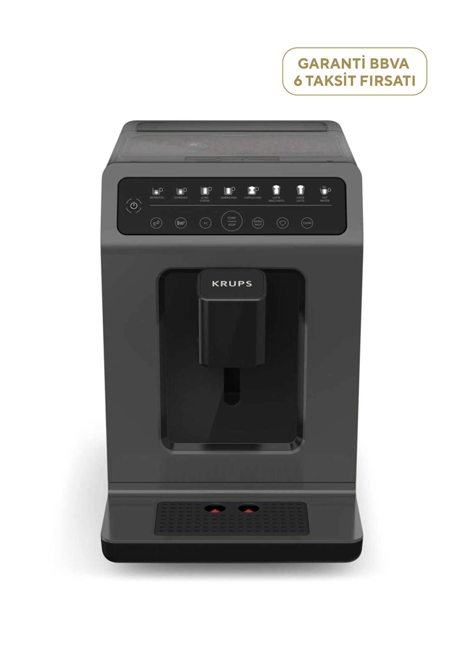 Evidence EA89 Kömür Siyahı Espresso Kahve Makinesi