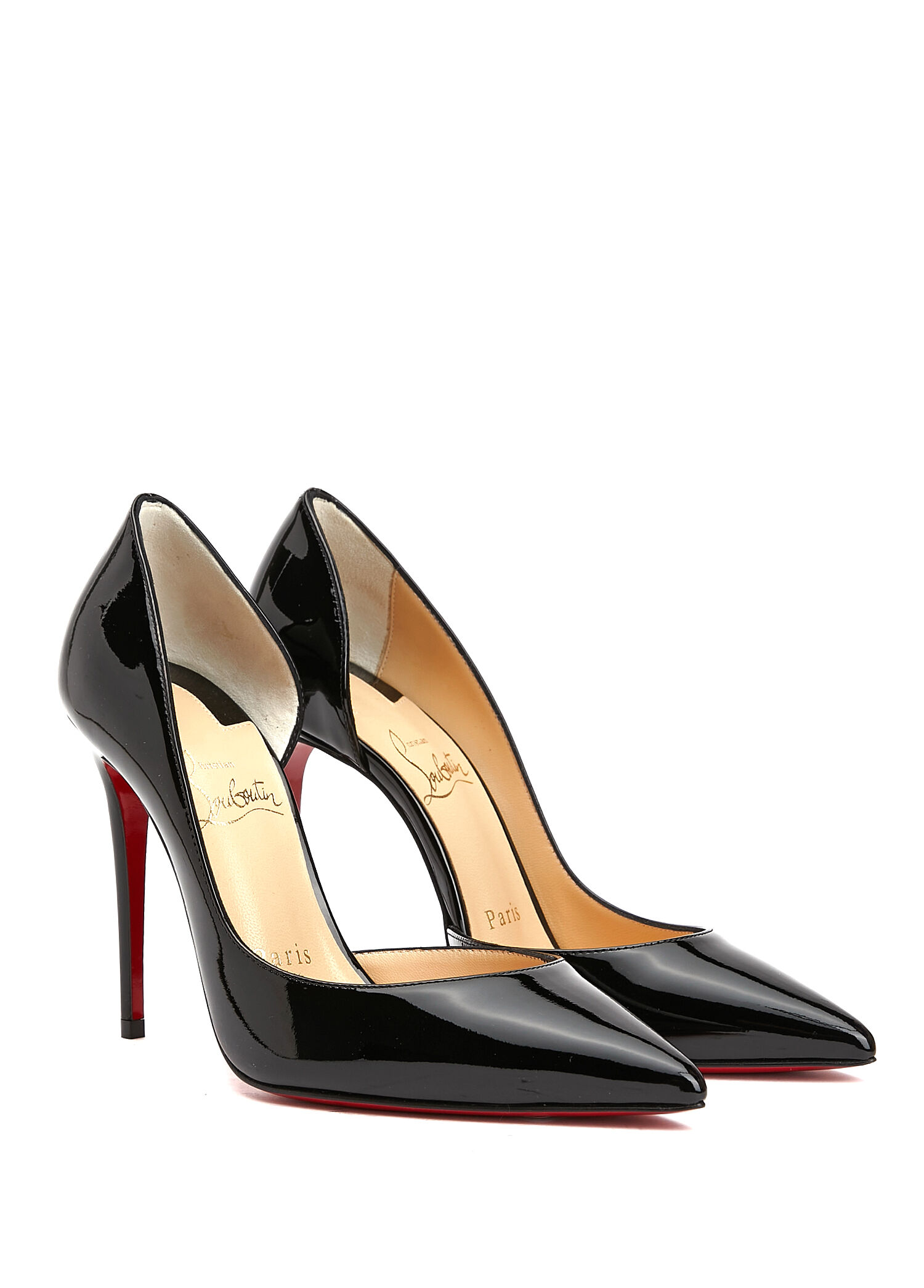 Christian Louboutin Siyah Kadın Iriza Siyah Deri Stiletto 1647275