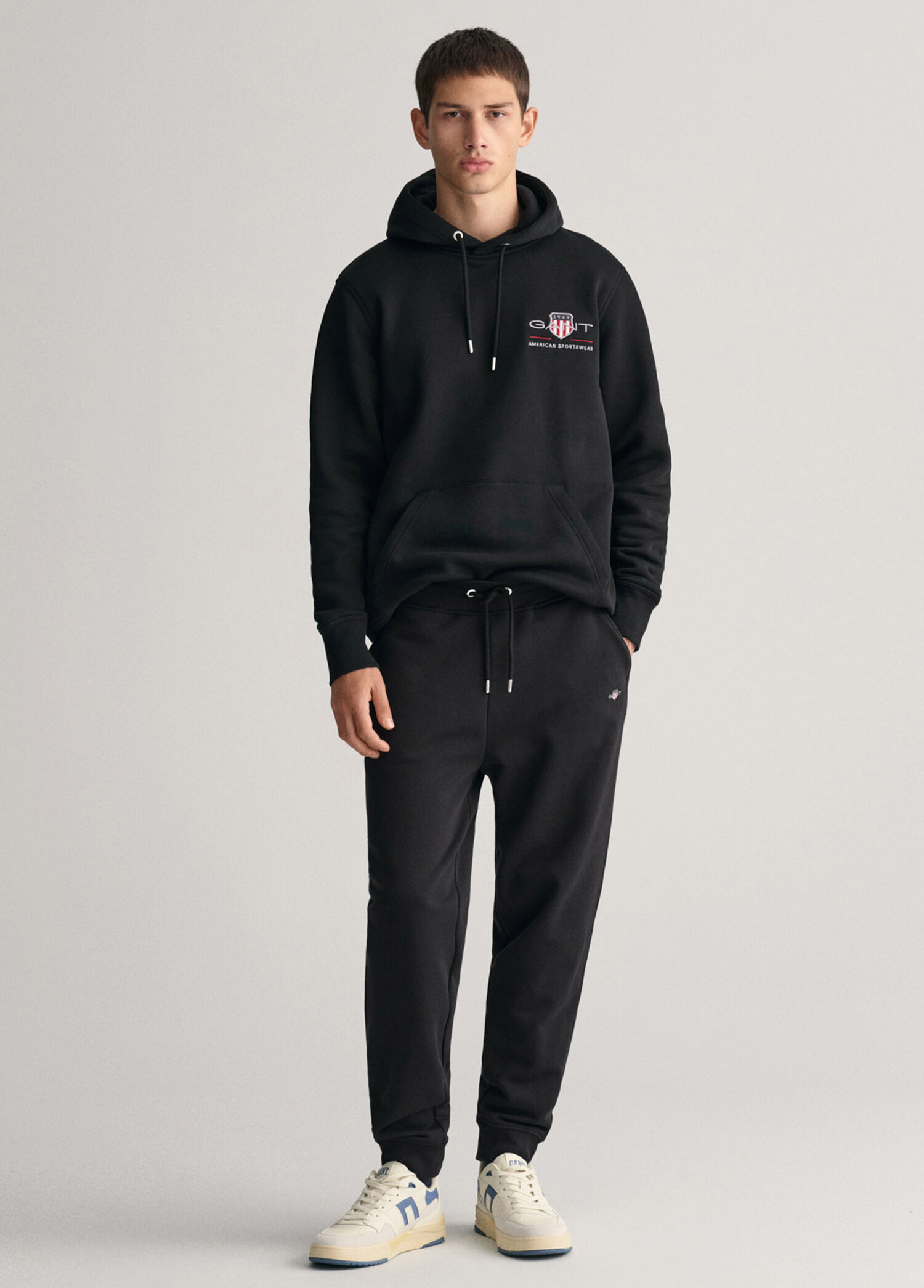 Siyah Regular Fit Erkek Eşofman Altı