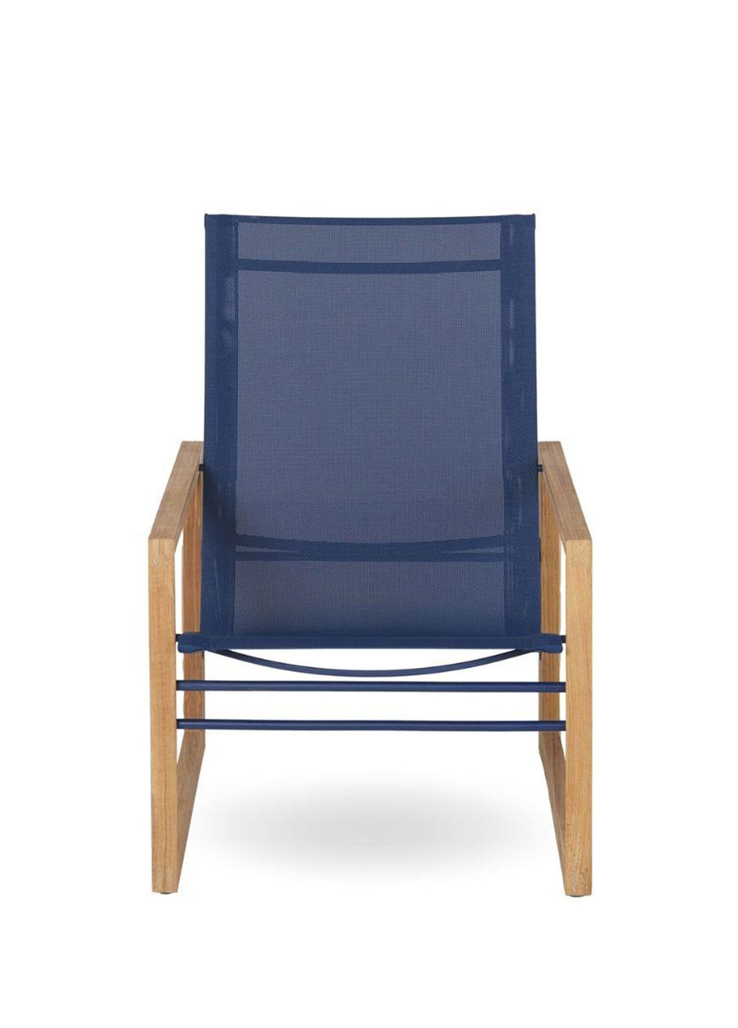 Milan Teak Navy Mavi Bahçe Koltuğu
