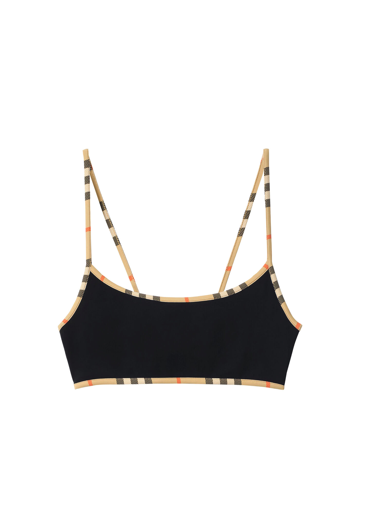 Starla Siyah İnce Askılı Kadın Bikini Üstü