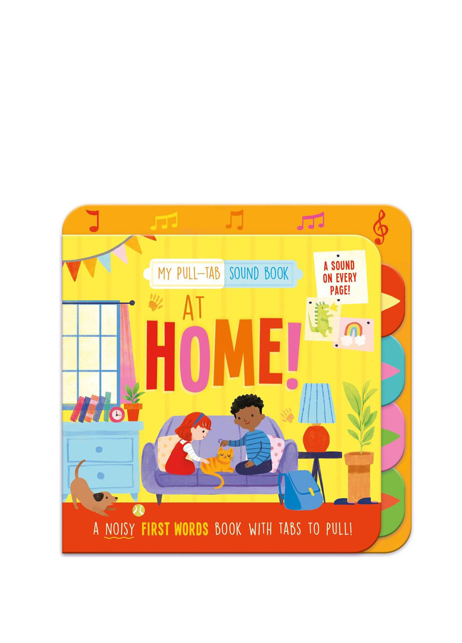 At Home Pull-Tab Sound Book Yabancı Dil Sesli Çocuk Kitabı