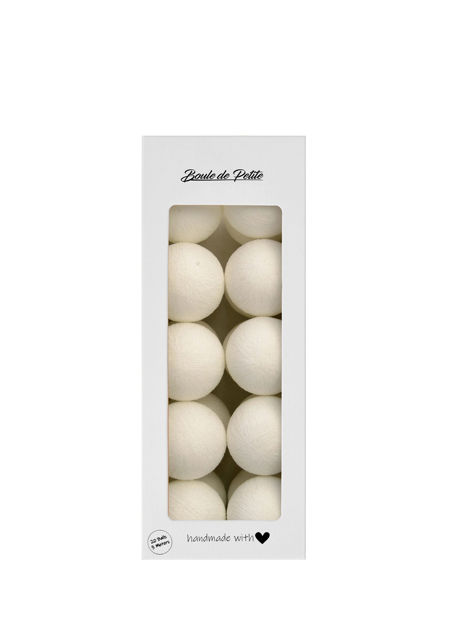White Wish Lights Yılbaşı Işıklı Top Çocuk Odası Aydınlatma