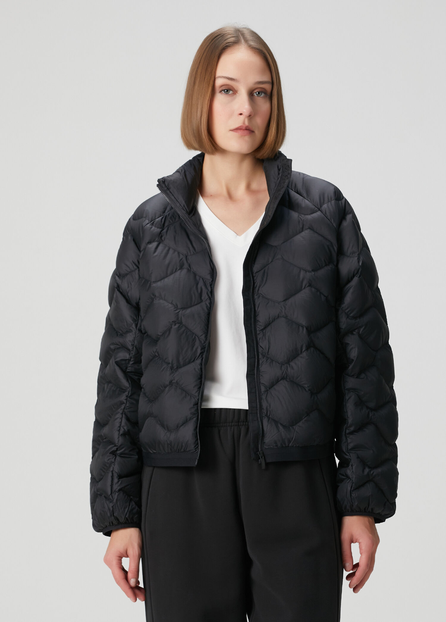 Featherweight Down Quilted Siyah Ceket