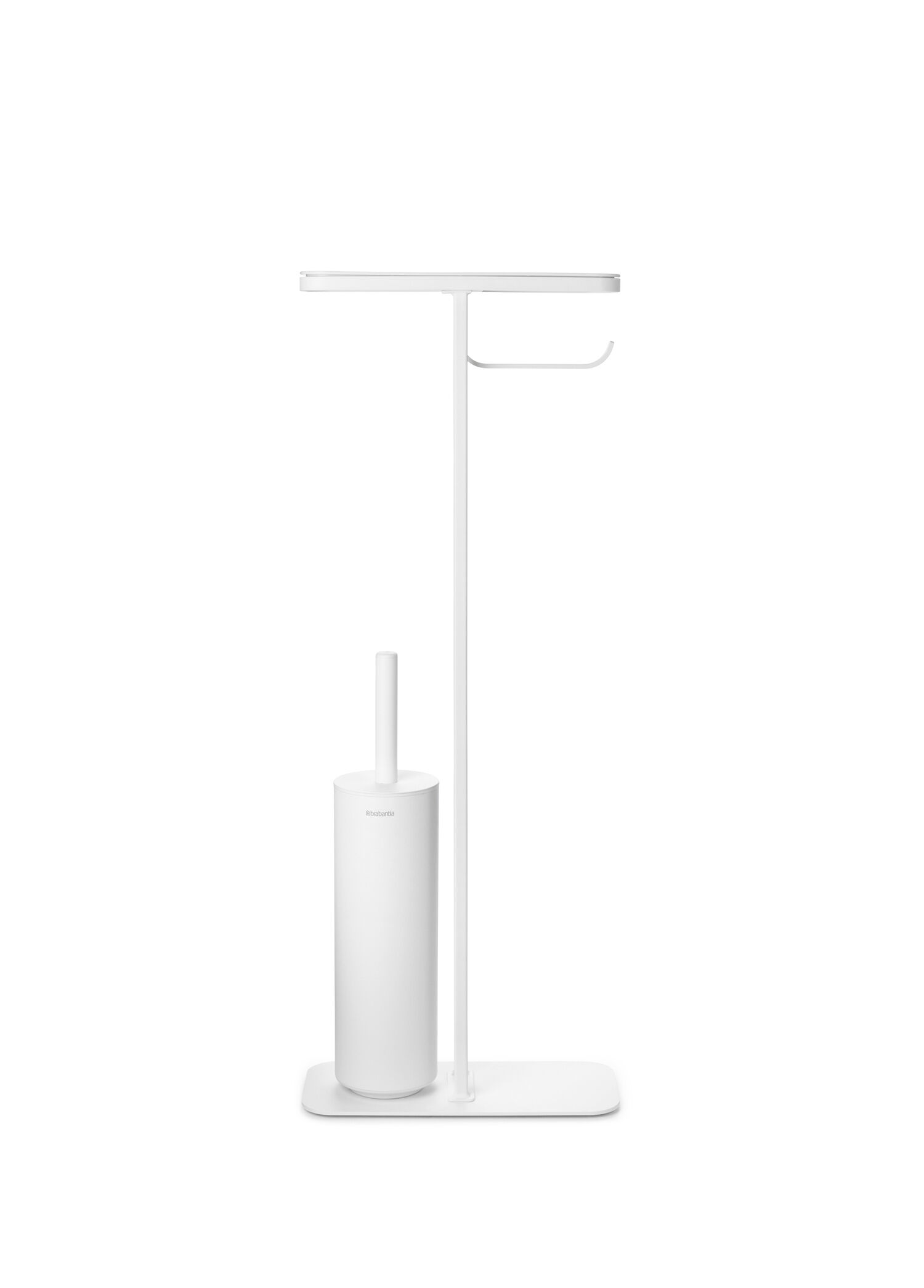 Mindset Fresh Beyaz Çelik Standlı Organizer Banyo Seti