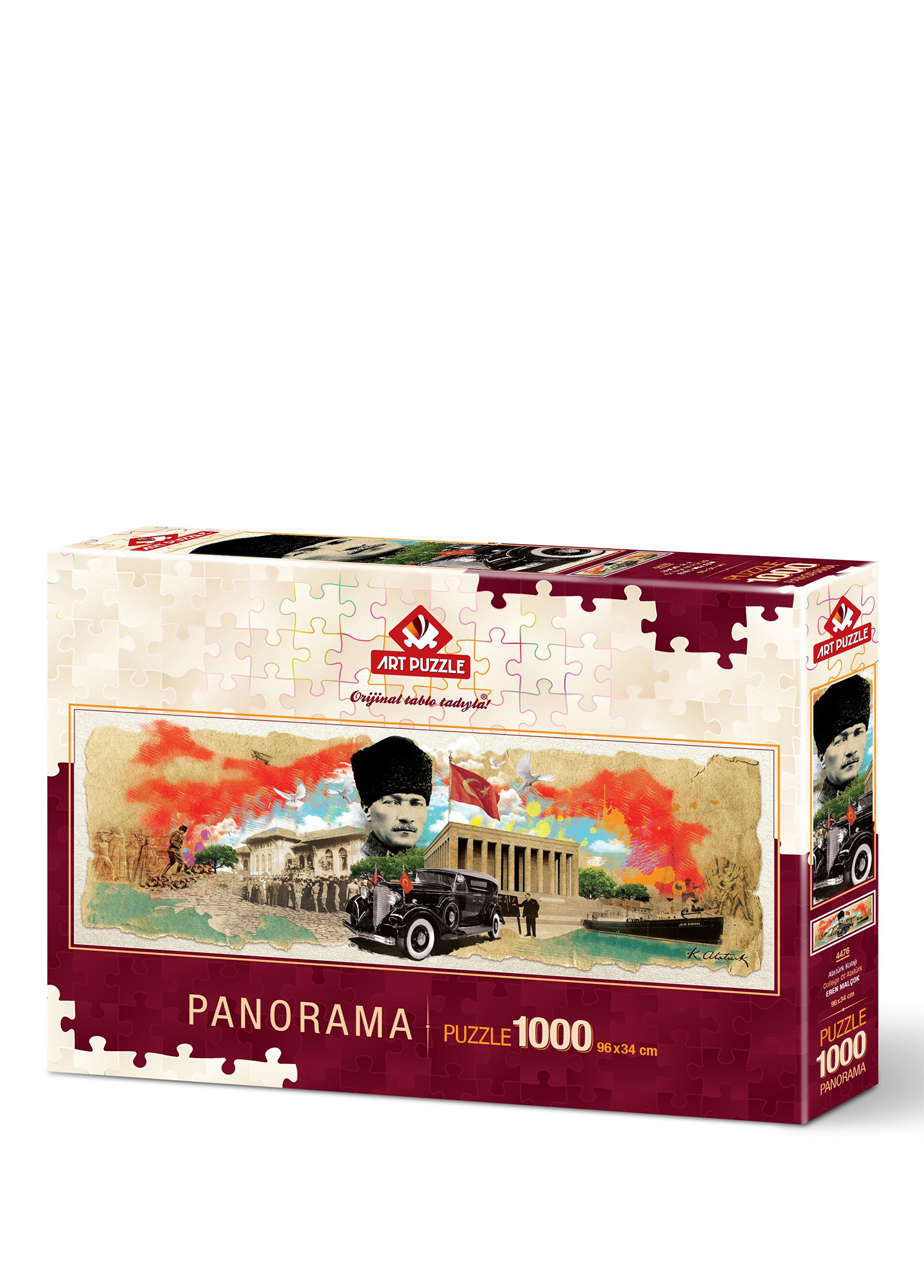 Atatürk Kolajı 1000 Parça Panorama Puzzle