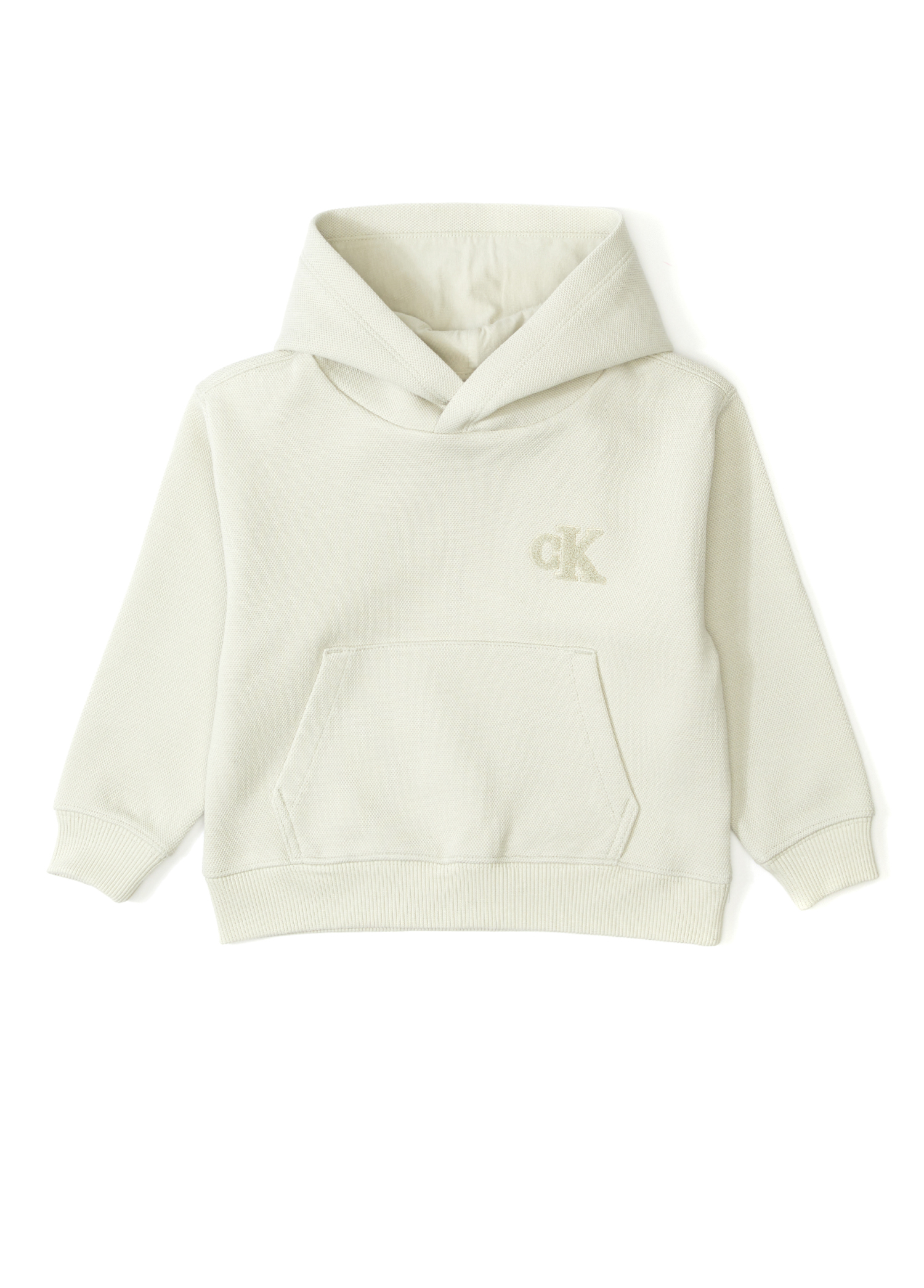 Gri Logo Nakışlı Erkek Çocuk Sweatshirt