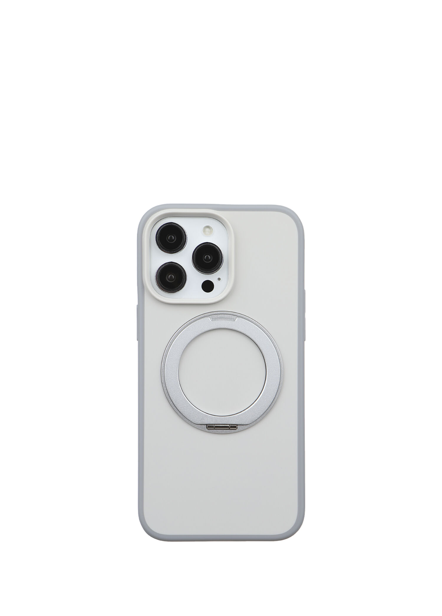 iPhone 16 Pro Max Beyaz Standlı Magsafe Premium Fonksiyonel Telefon Kılıfı