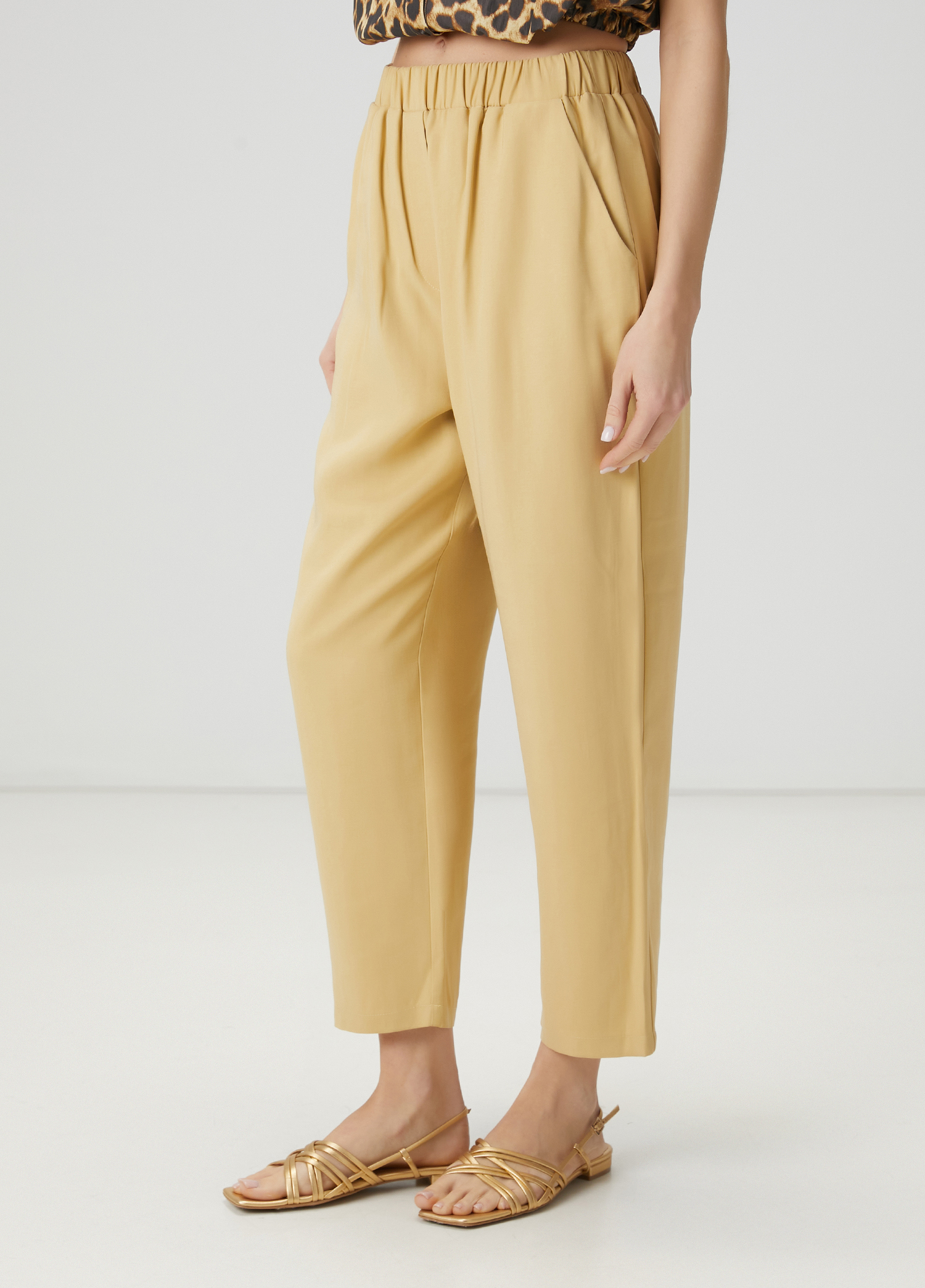 Krem Twill Pijama Pantolon_1