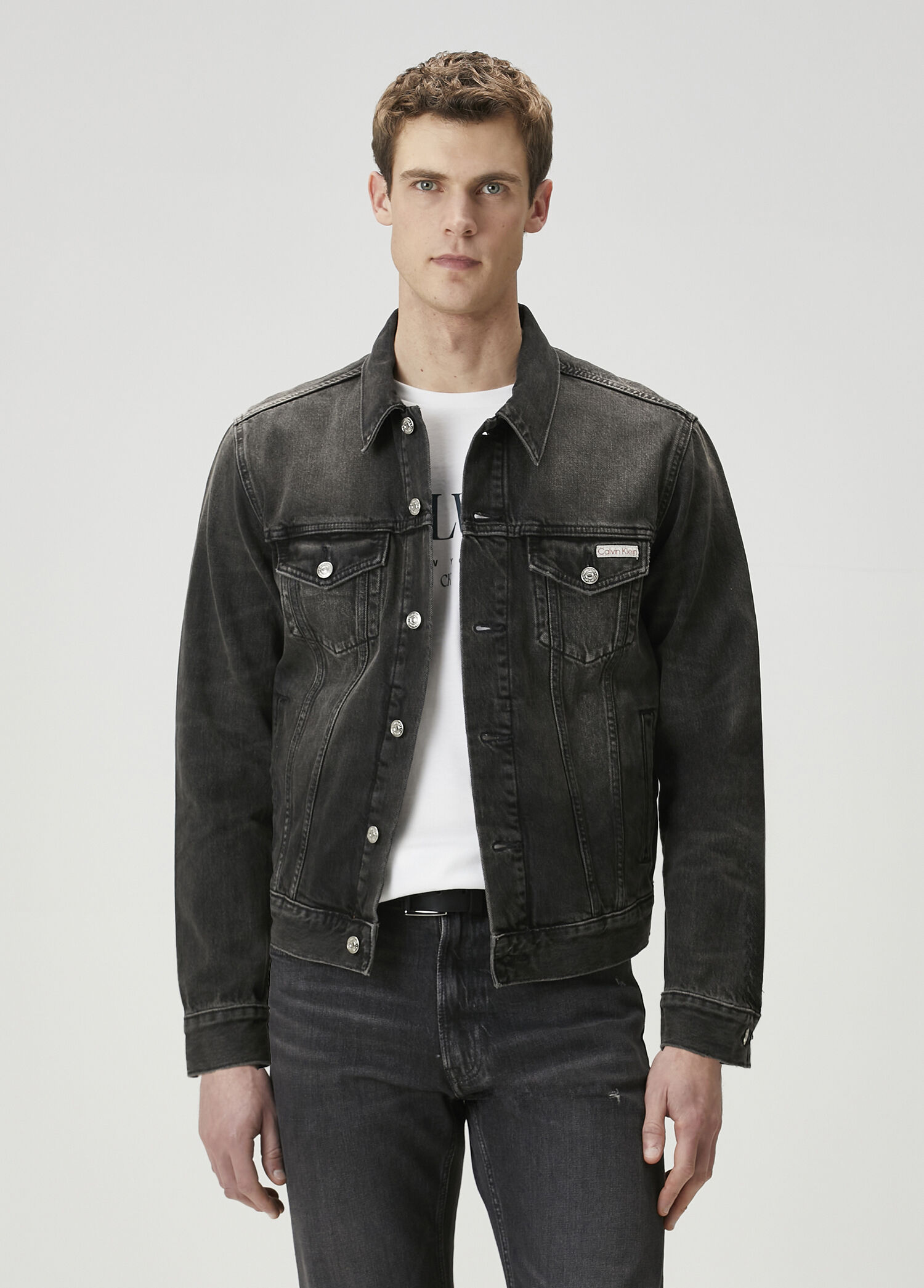 Klein Siyah Denim Ceket