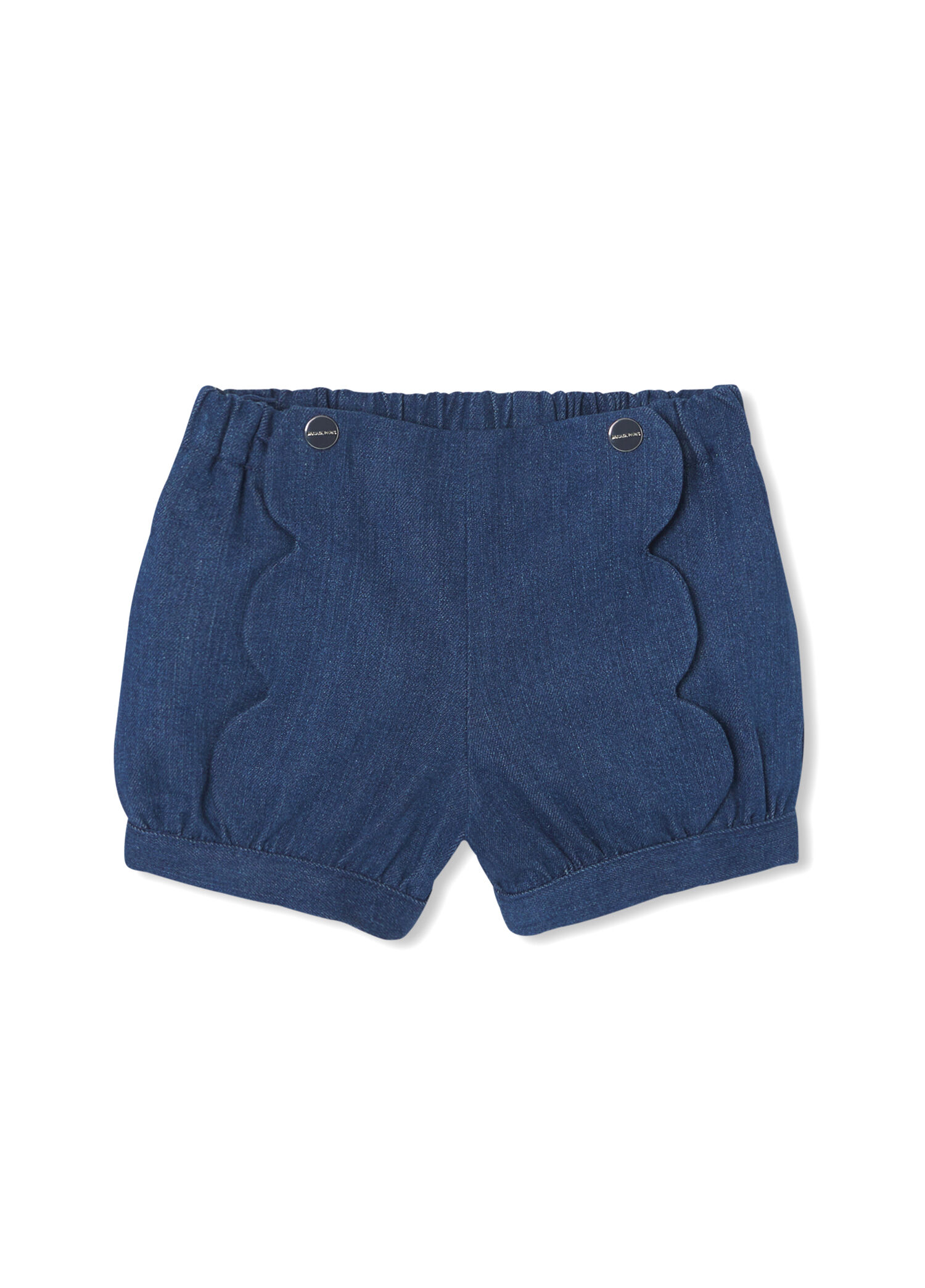 Açık Kot Rengi Denim Kız Bebek Şort