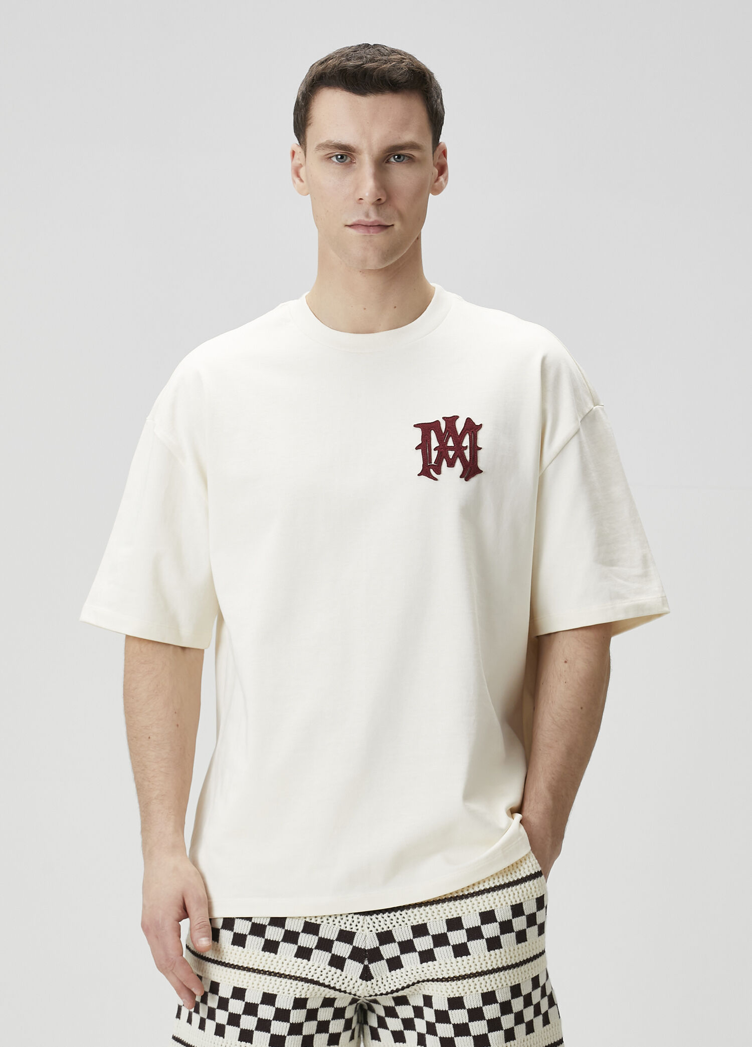 Hollywood Beyaz Oversized T-shirt