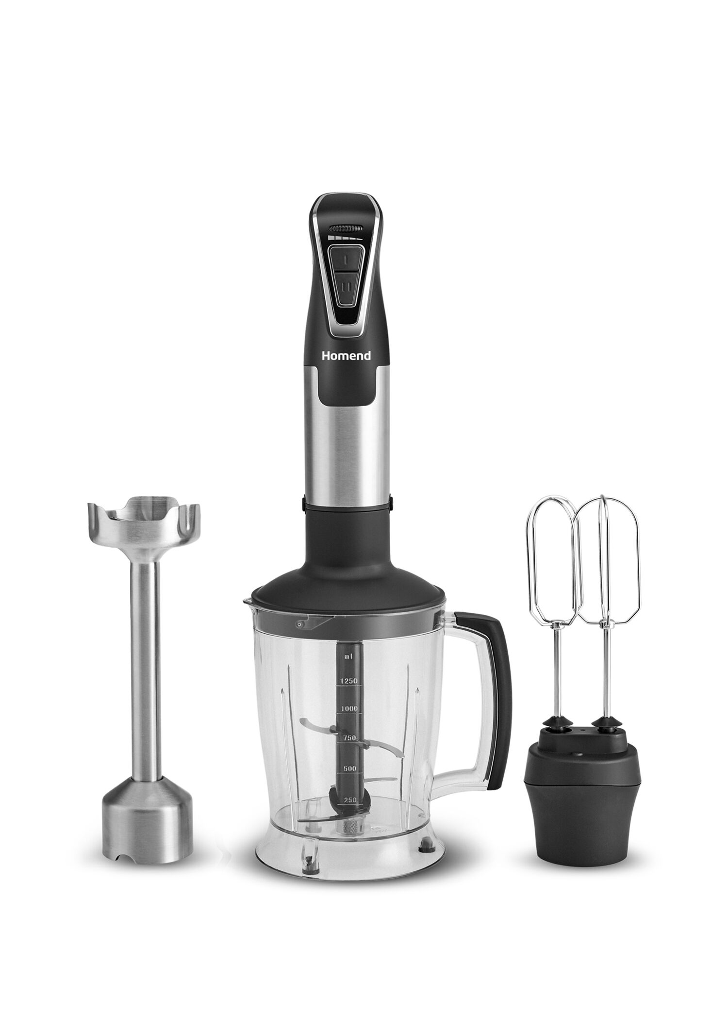 Handmaid 1966h Inox XL Hazneli Çift Bıçaklı Blender Seti