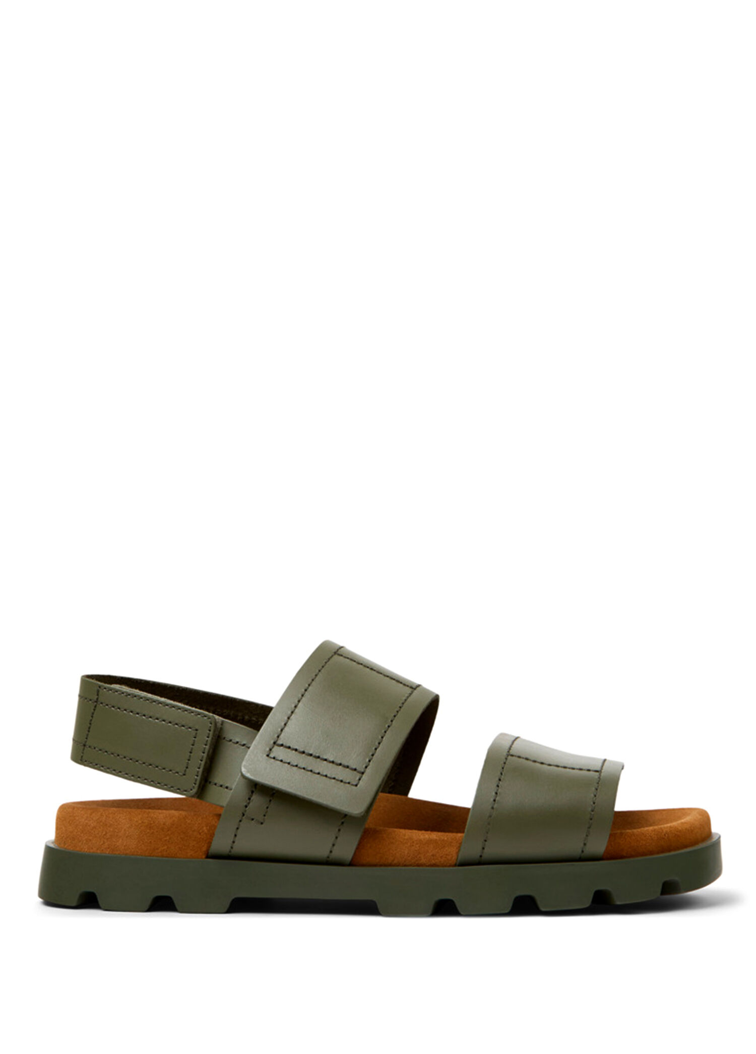 Brutus Yeşil Deri Erkek Spor Sandalet K100777-012
