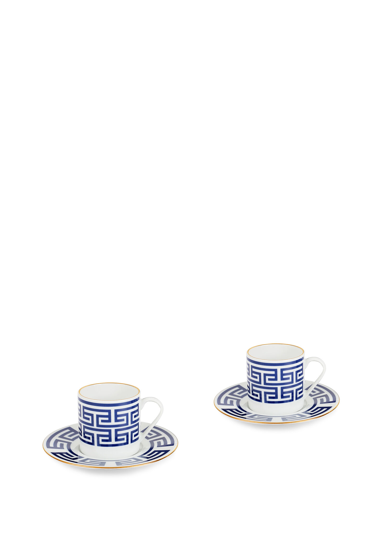 P Some Home Istanbul Lucky Rooster Collection Blue 2Li Porselen Turk Kahve Fincan Seti