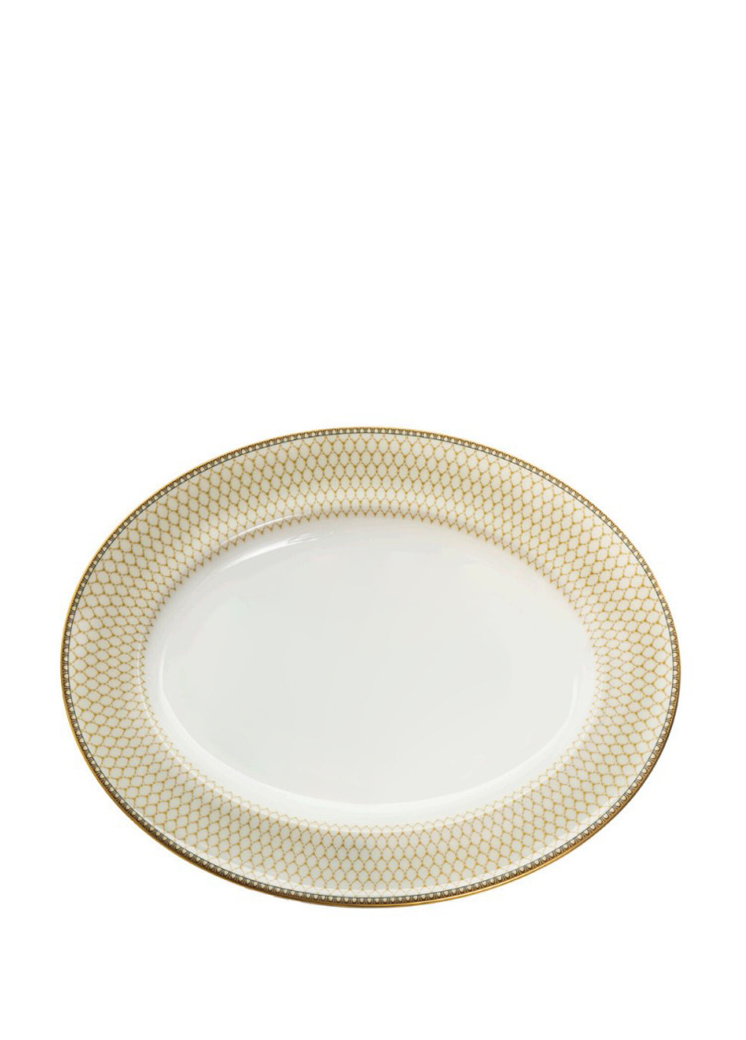Antler Trellis Ivory Porselen Tabak 36 cm