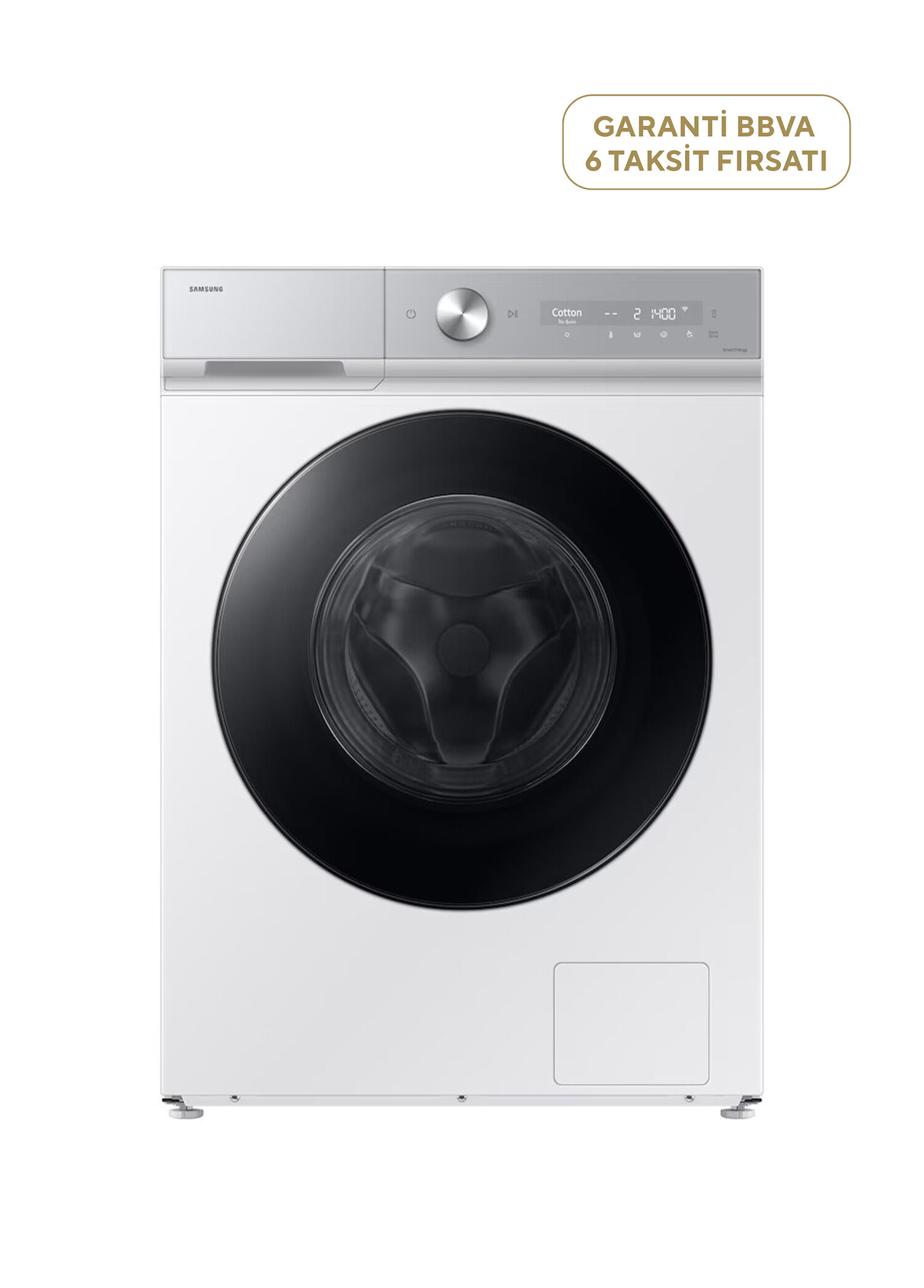 WD11DB8B85GHAH Beyaz 11 Kg Yıkama 6 Kg Kurutma 1400 Devir Kurutmalı Çamaşır Makinesi