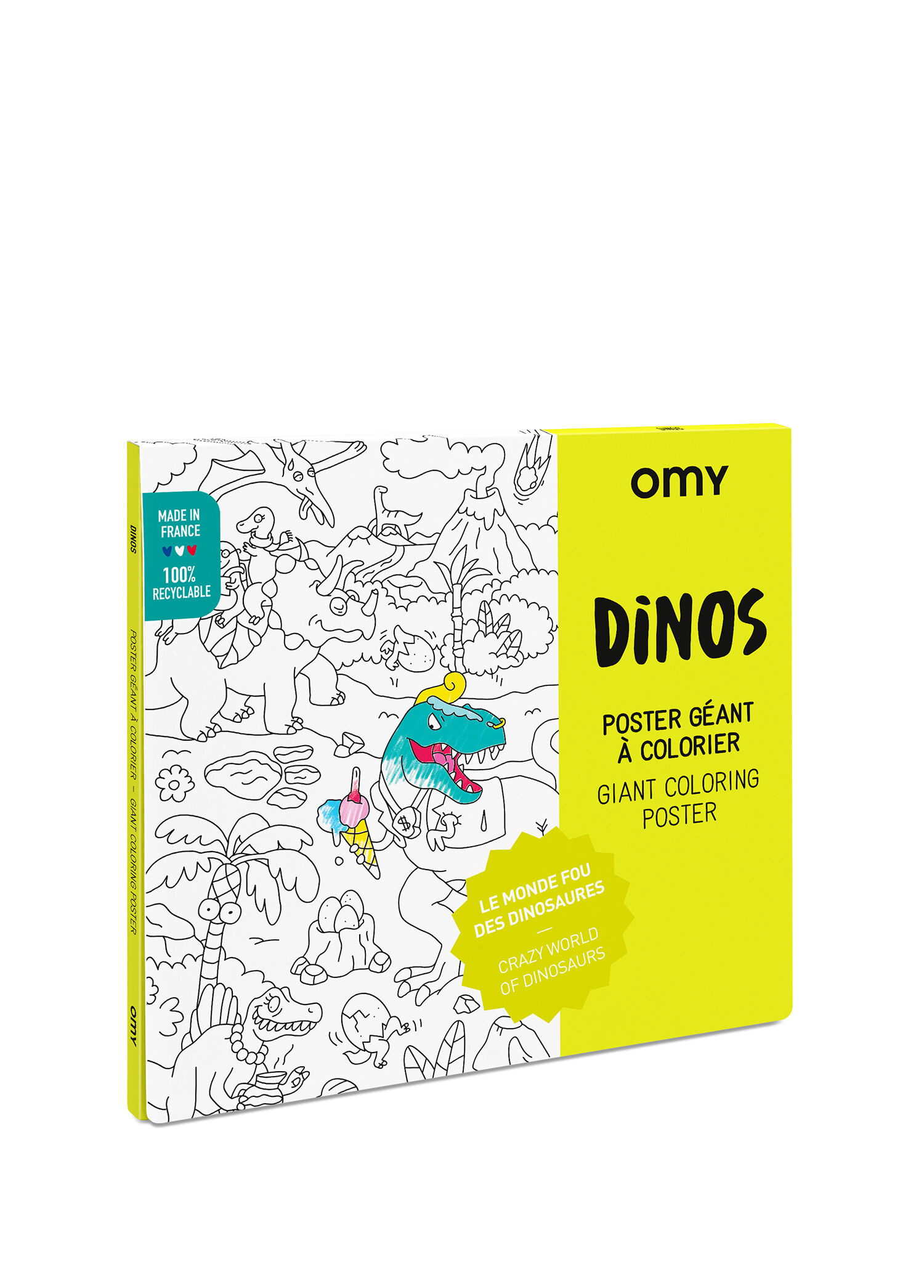 Dinos Çocuk Dev Boyama Posteri