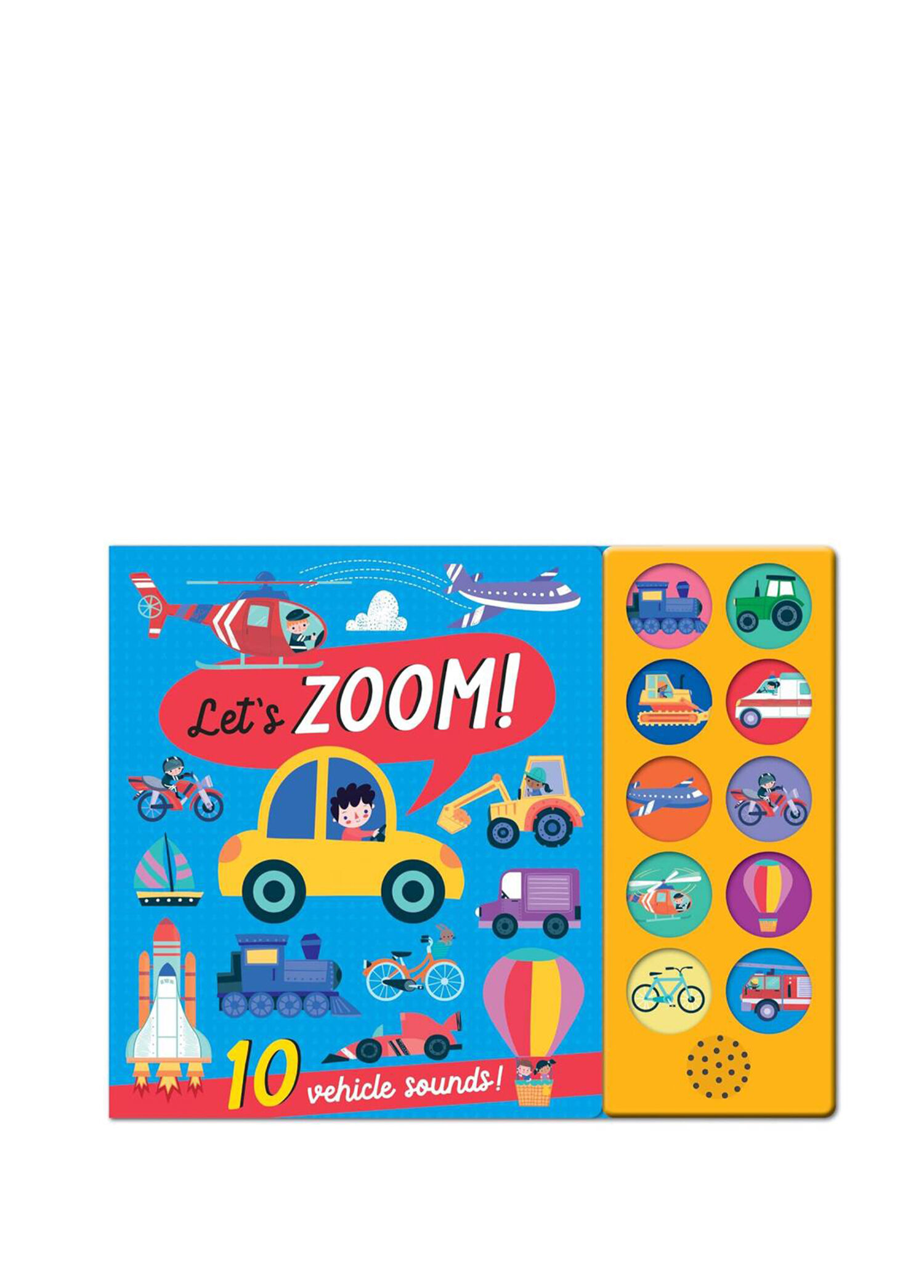 Lets Zoom 10 Button Sound Book Yabancı Dil Sesli Çocuk Kitabı