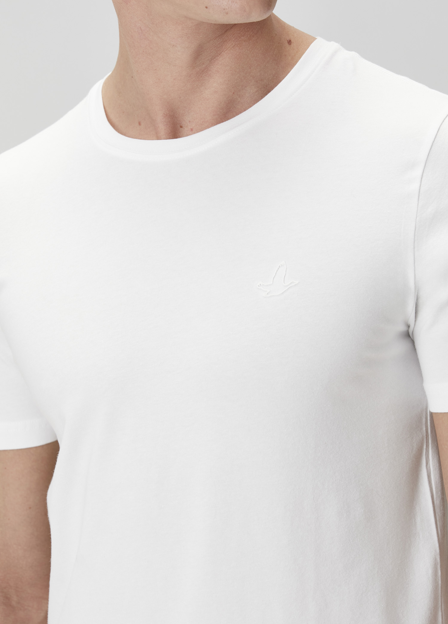 Beyaz Basic T-shirt_5