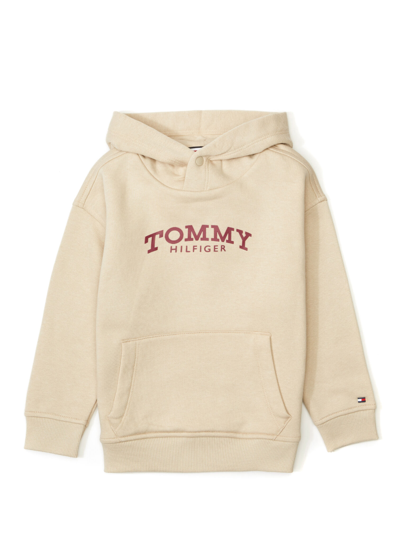 Bej Kapüşonlu Erkek Çocuk Sweatshirt