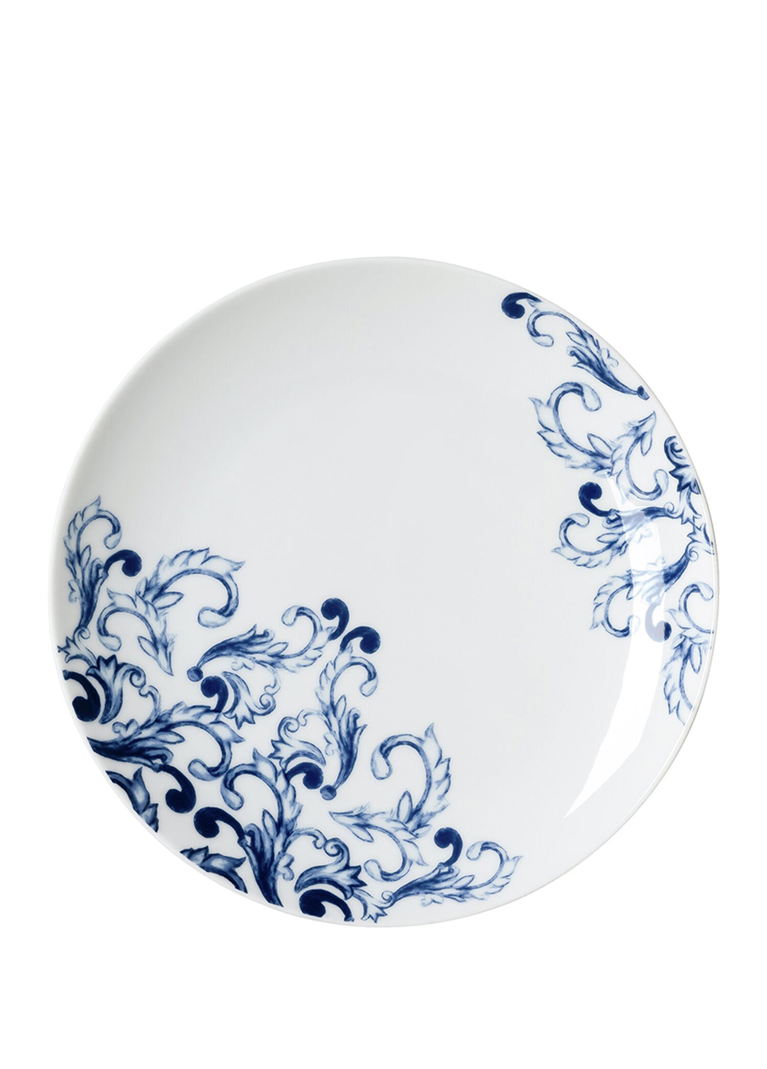 True Blue Mavi Porselen Pasta Tabağı 21 cm