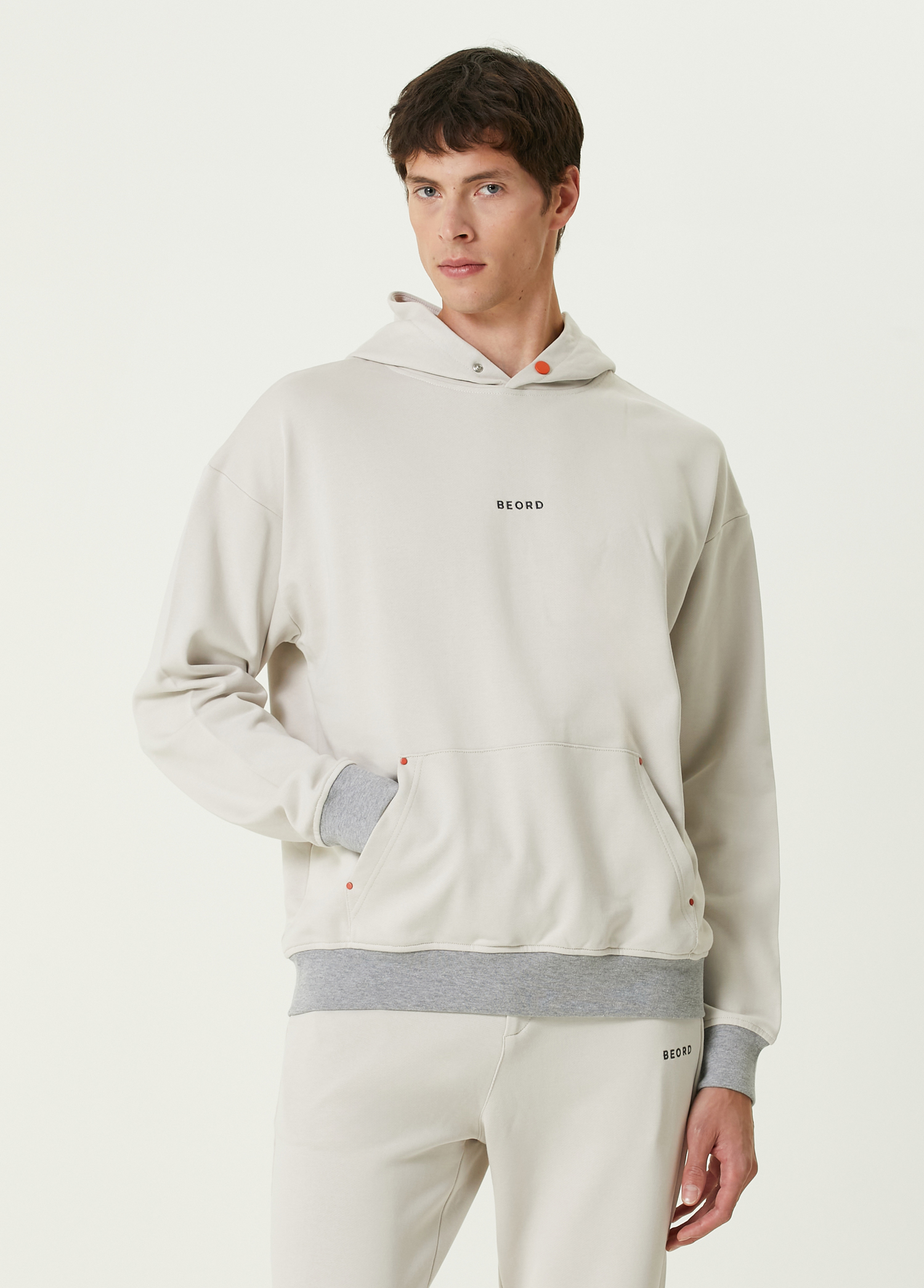 Taş Kapüşonlu Sweatshirt