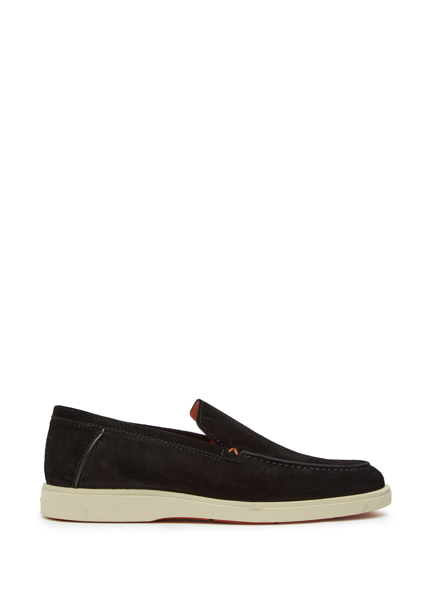Derroit Siyah Erkek Süet Loafer