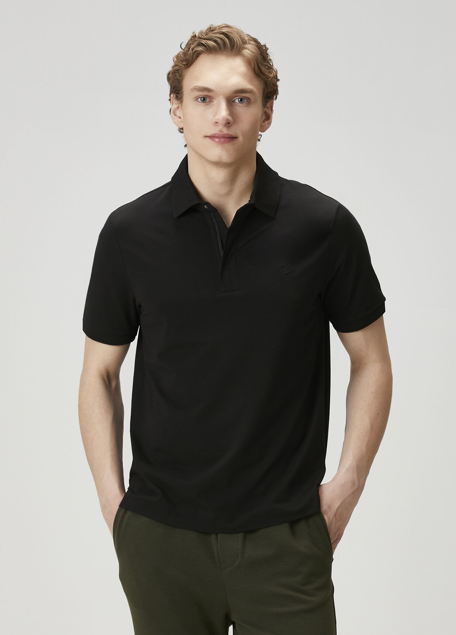 Siyah Polo T-shirt
