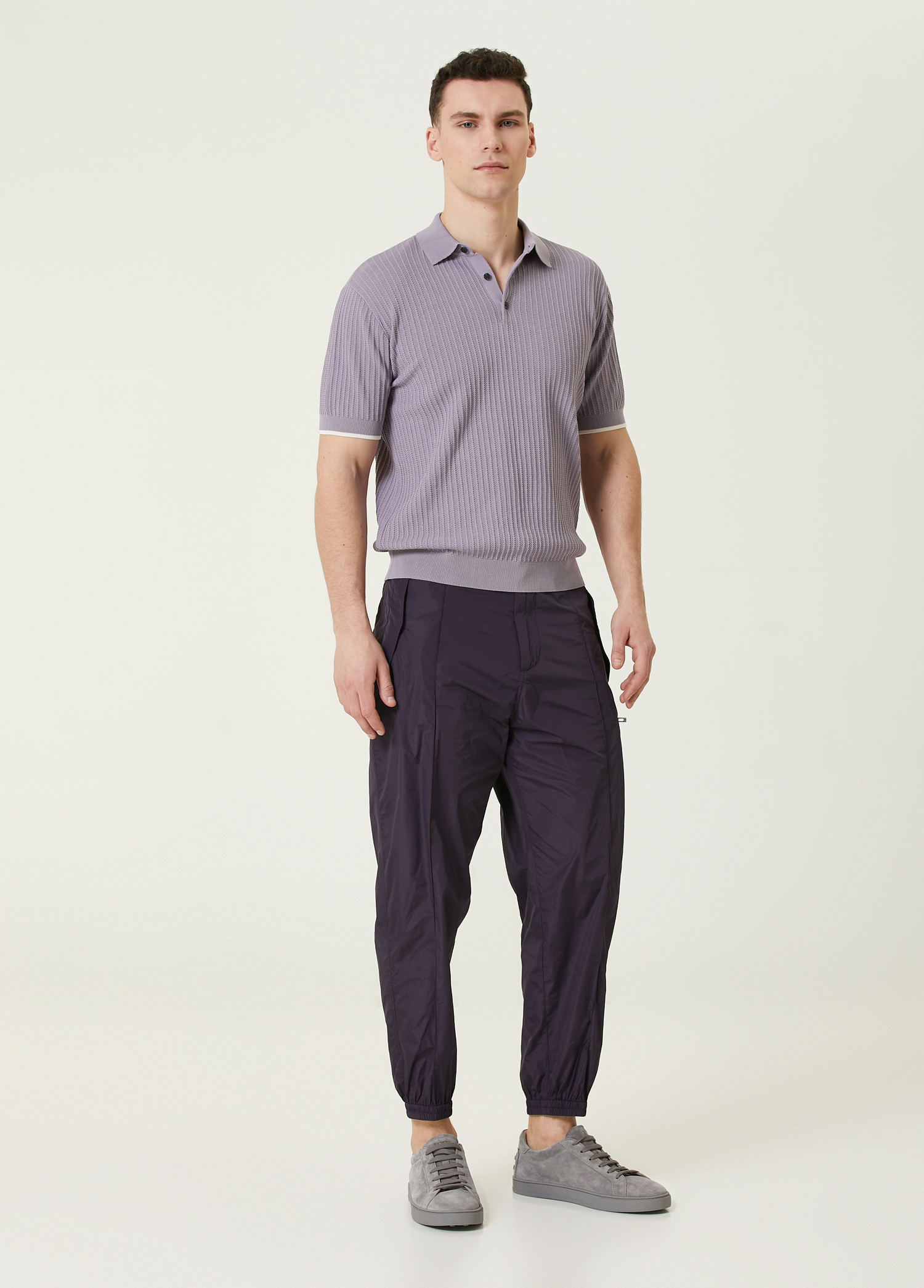 Mor Jogger Pantolon