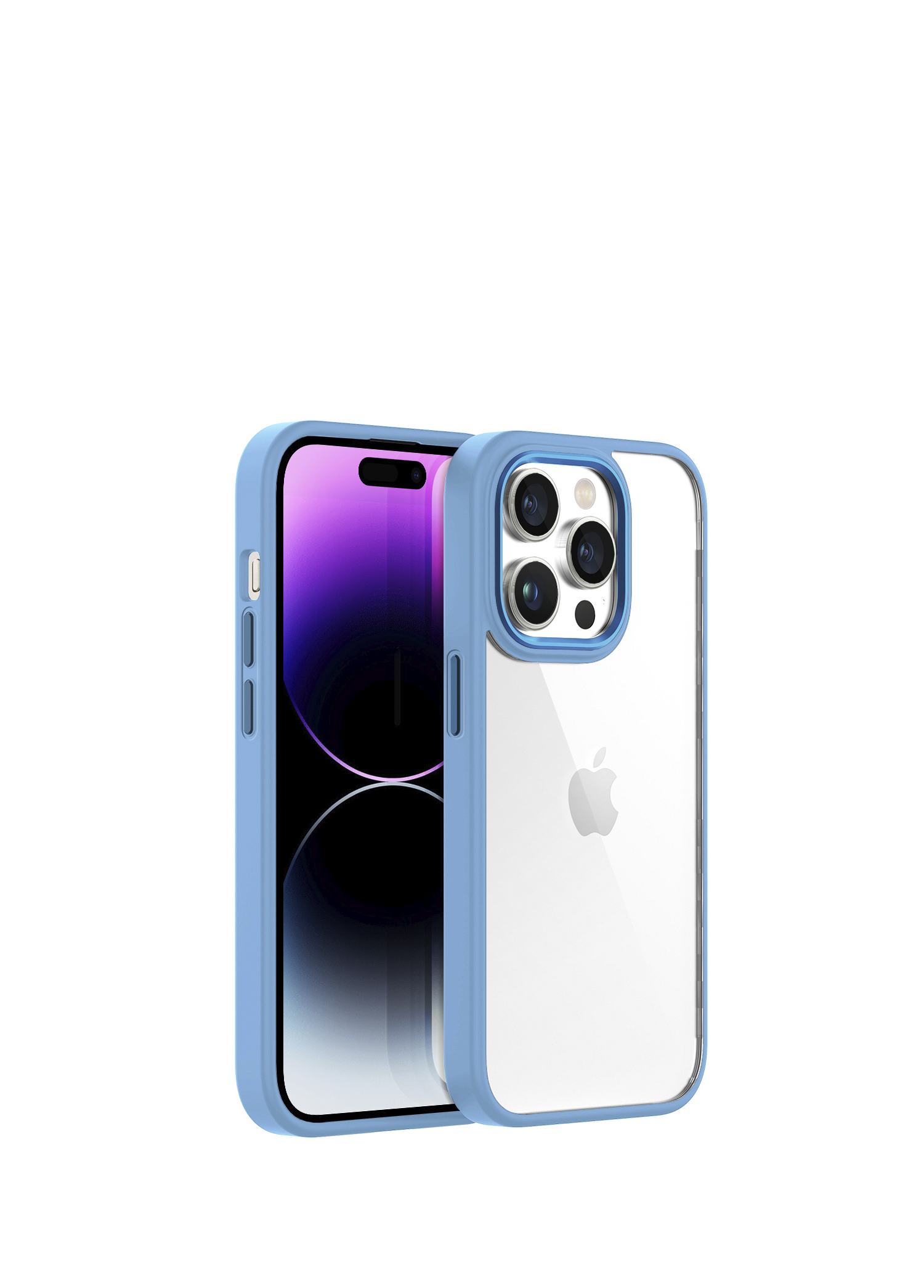 iPhone 14 Pro Max New Air Bumper Sierra Blue Kılıf