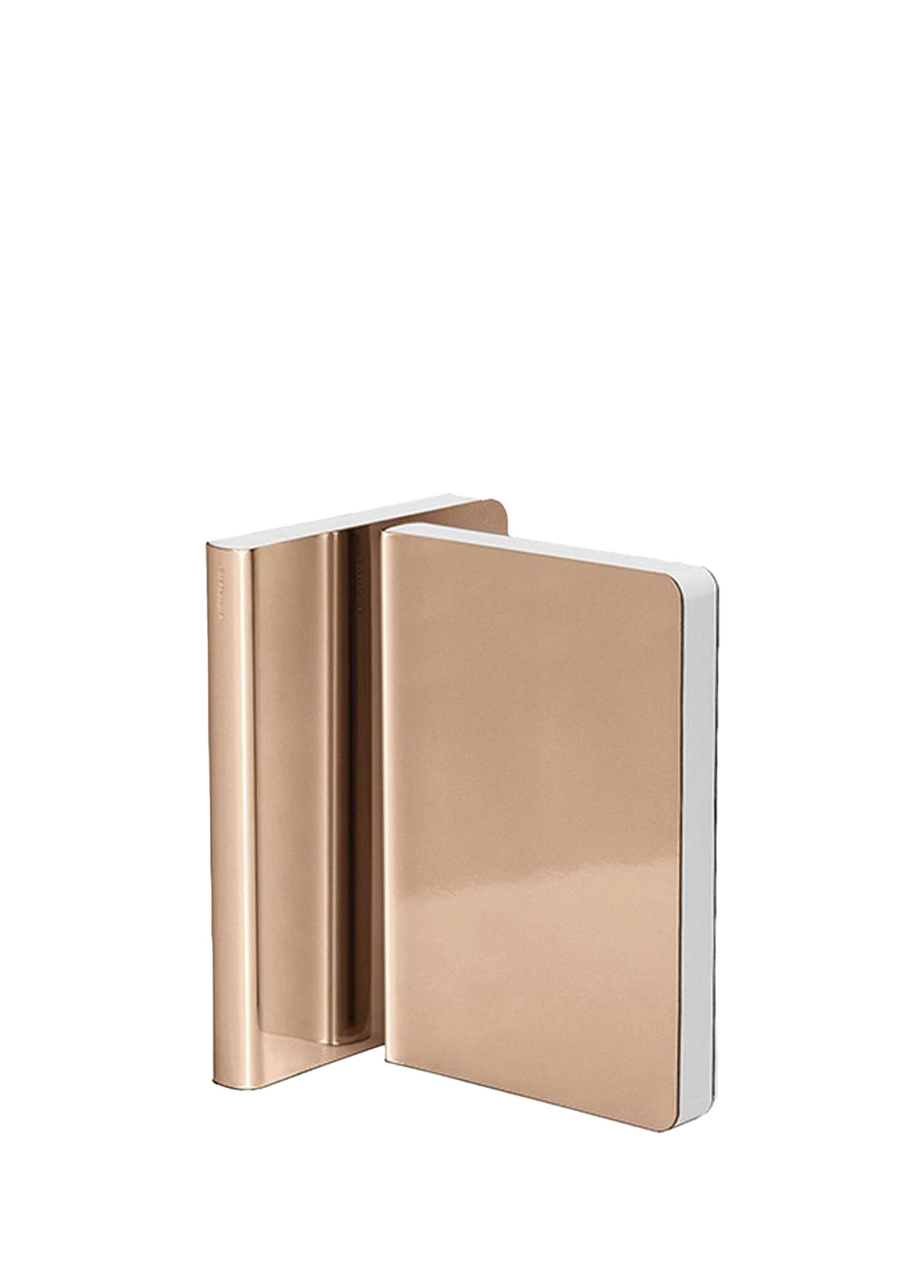 S Shiny Starlet Copper Metalik Suni Deri Noktalı Defter