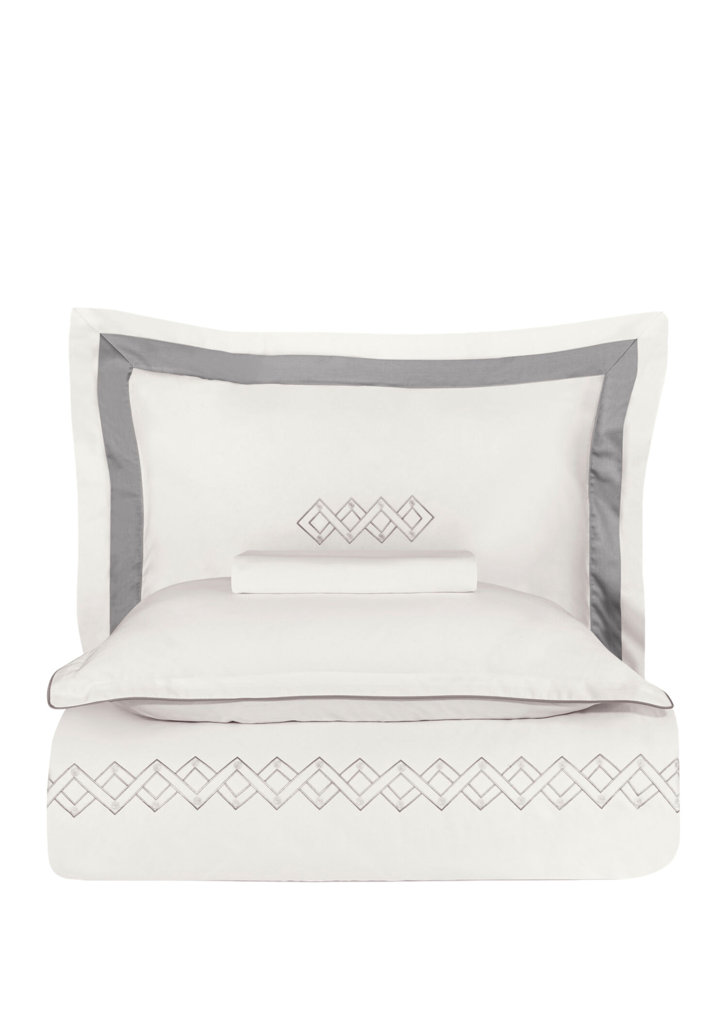 Endi Gri %100 Mısır Pamuğu King Size Nevresim Takımı 240 x 220 cm