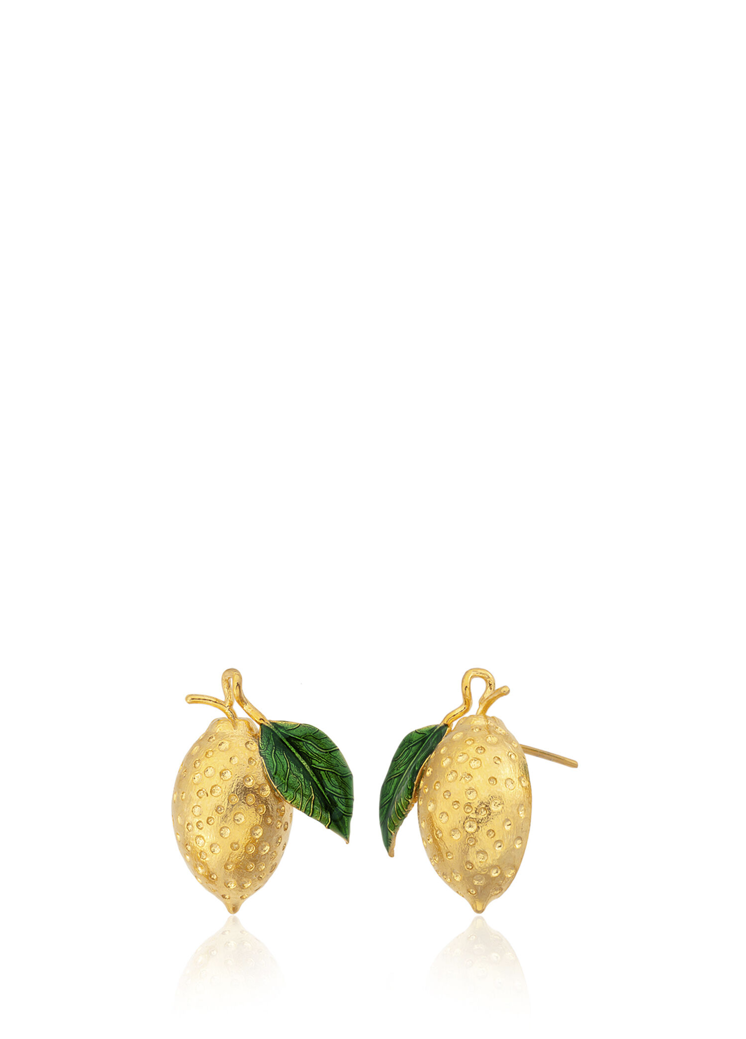 Lemon 22 Ayar Altın Kaplama Kadın Küpe