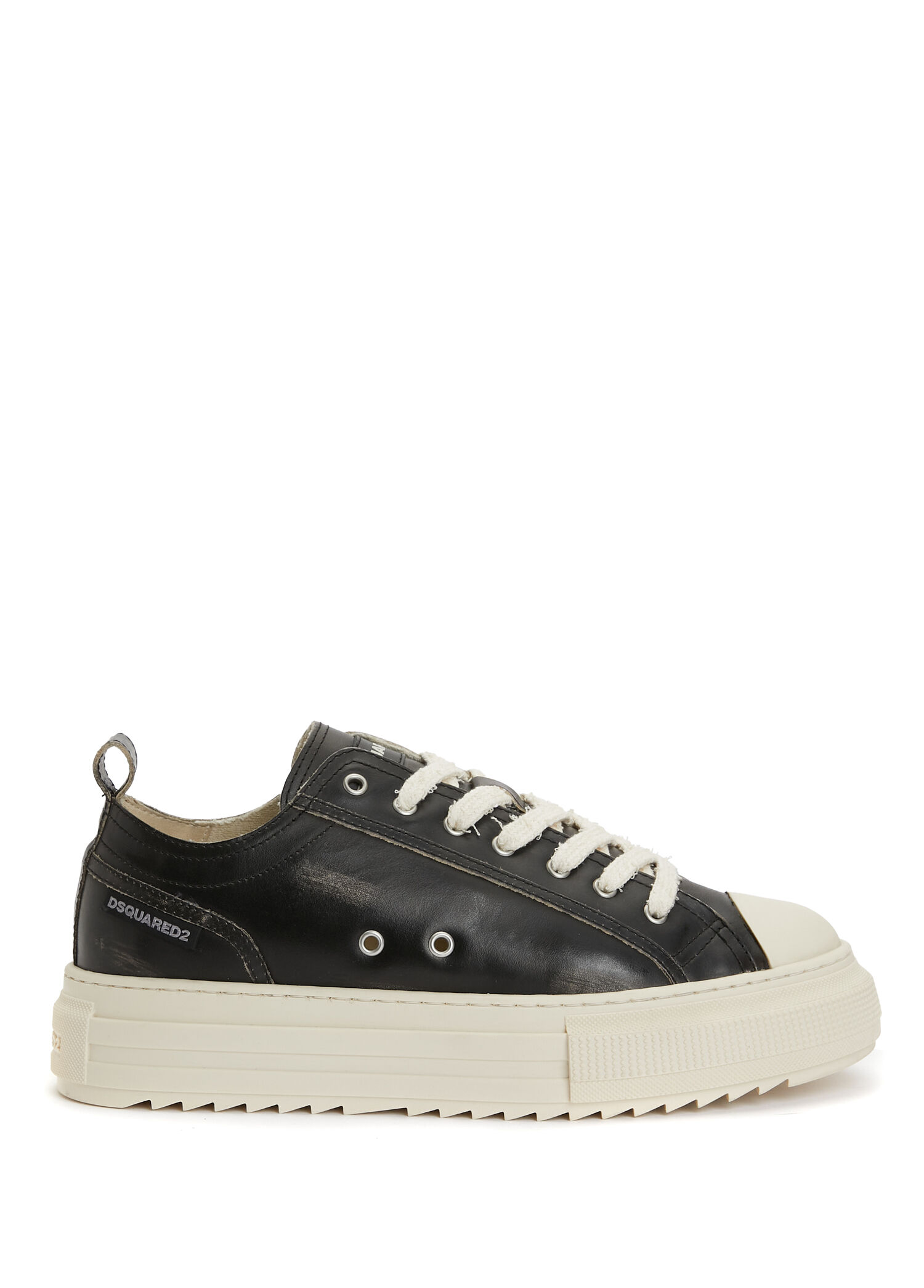 Berlin Siyah Erkek Deri Sneaker
