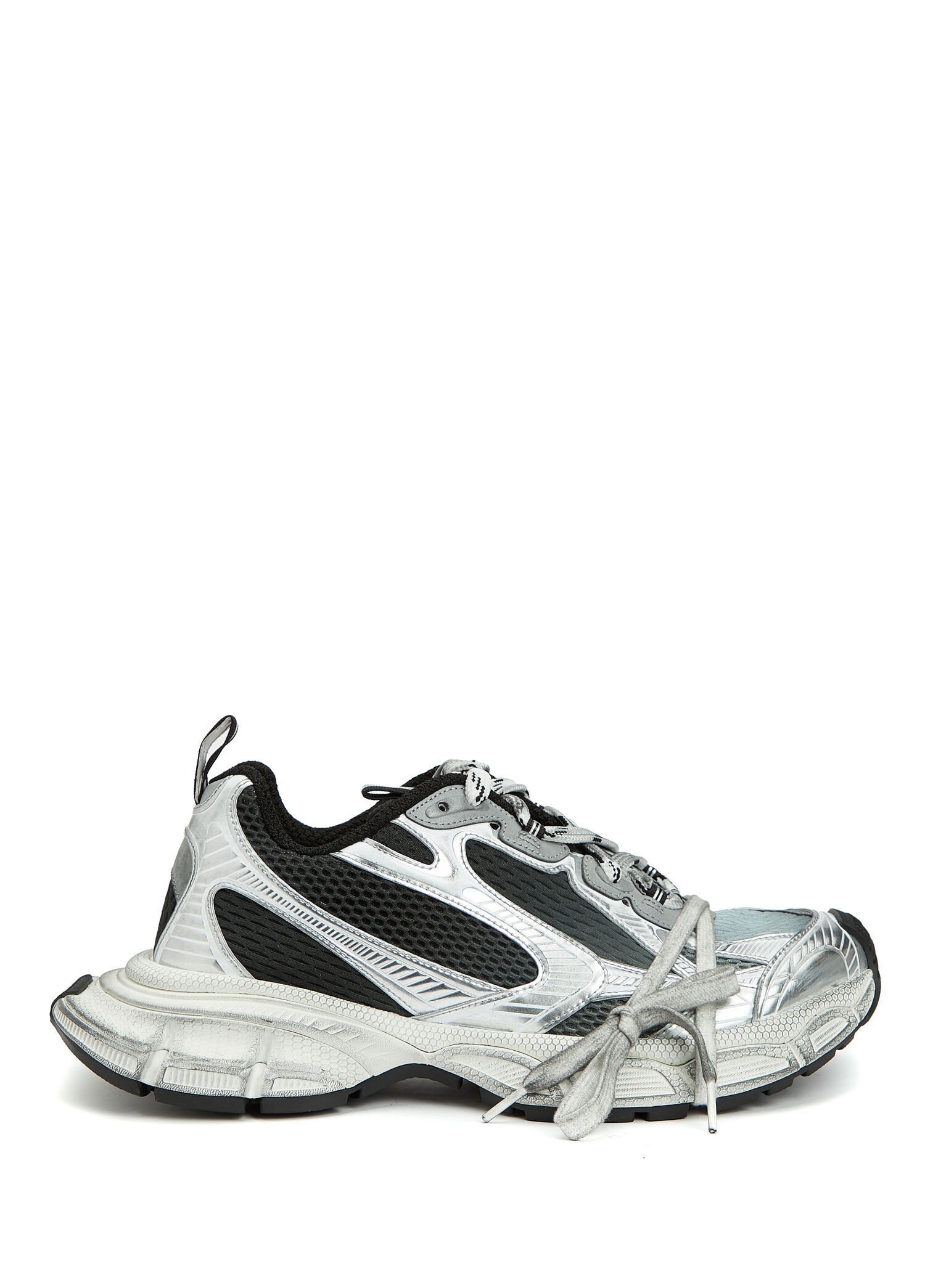 3XL Gradient White Grey Men's Sneakers