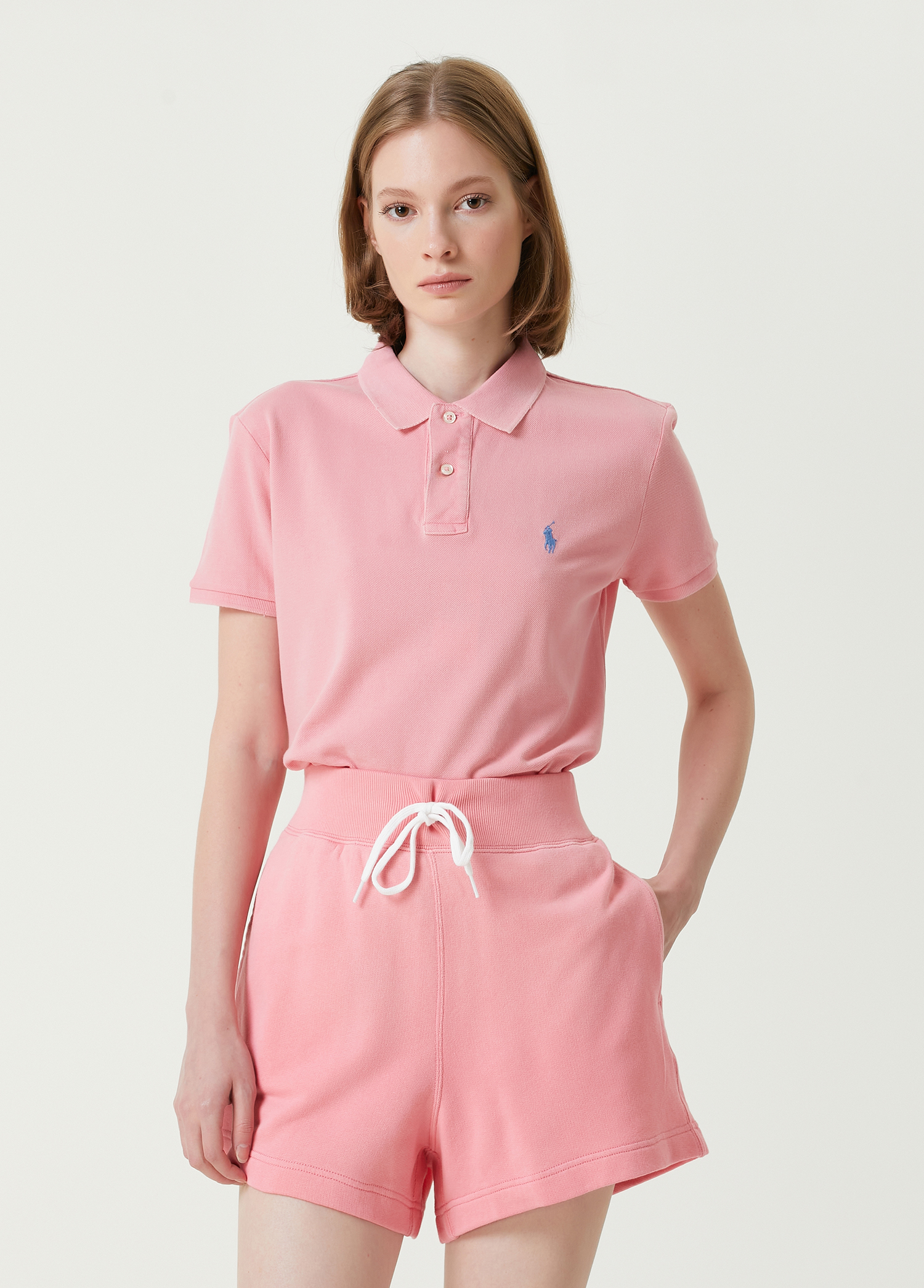 Pembe Polo T-shirt