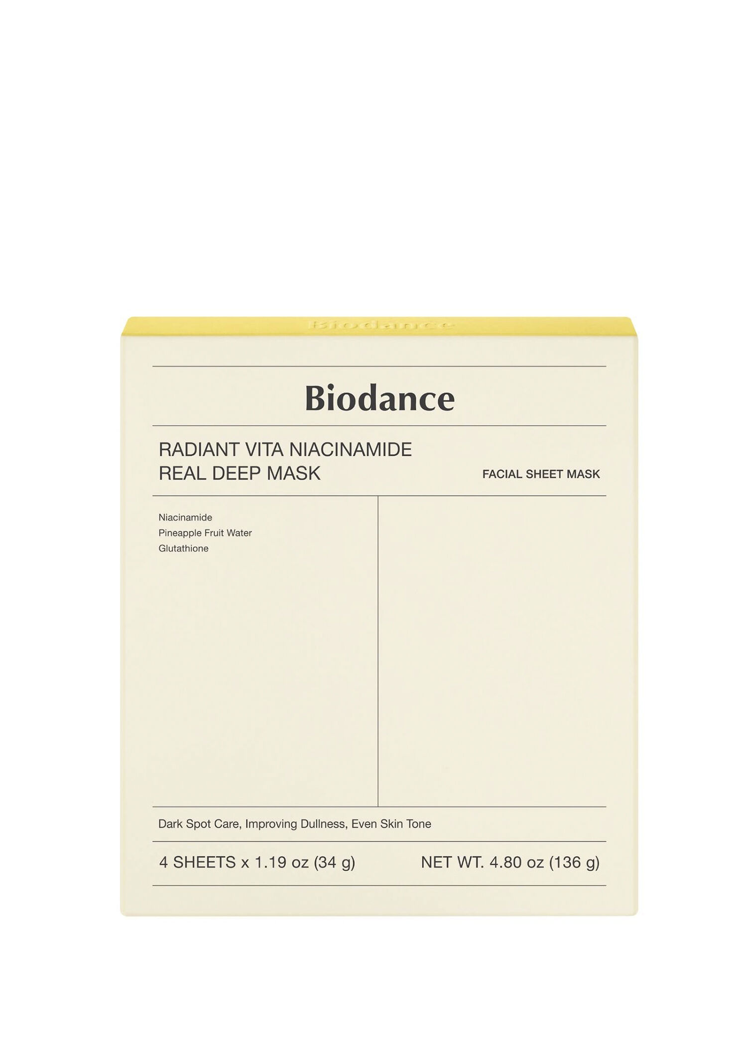 Radiant Vita Niacinamide Real Deep Mask Aydınlatıcı Yüz Maskesi