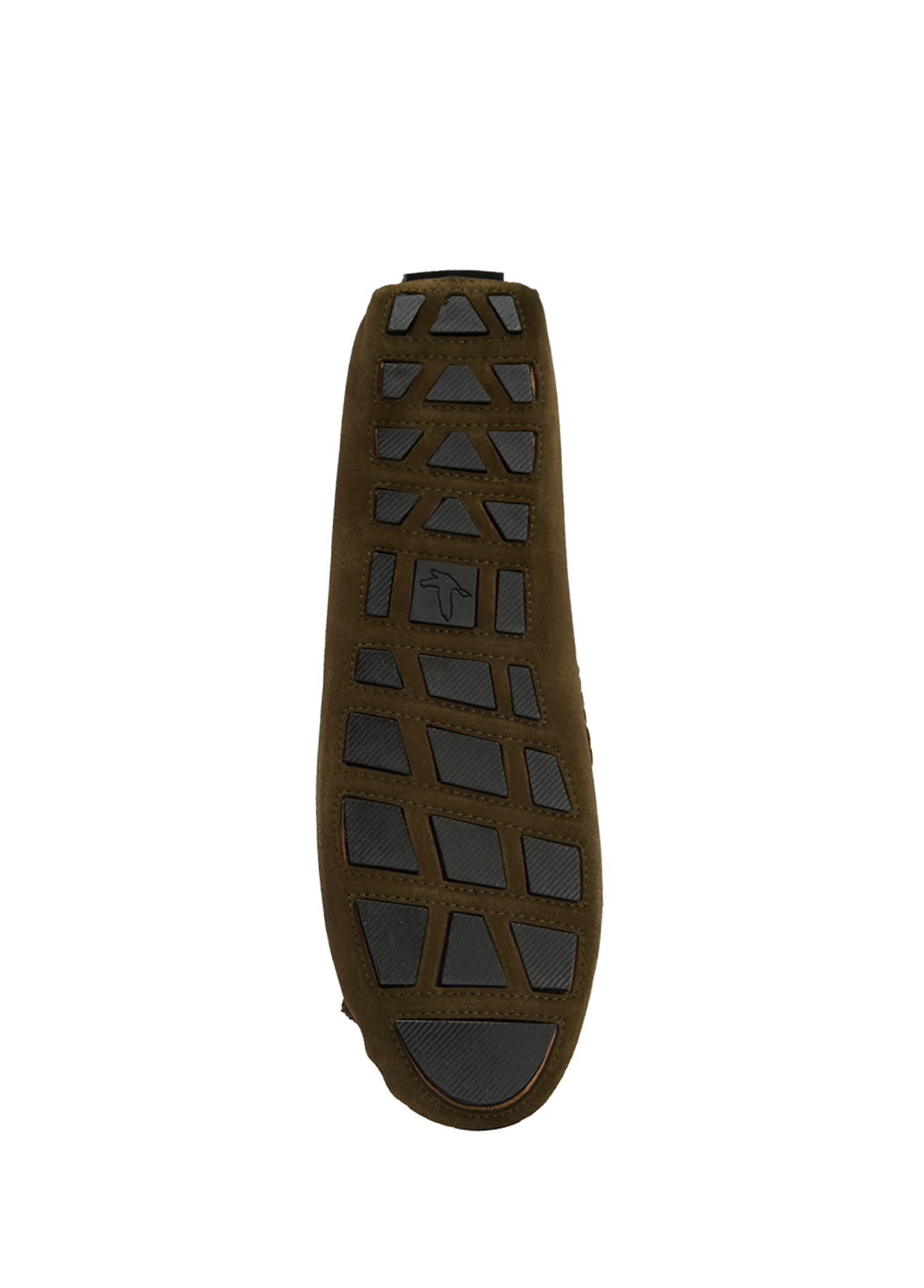 Haki Kadın Deri Loafer_4