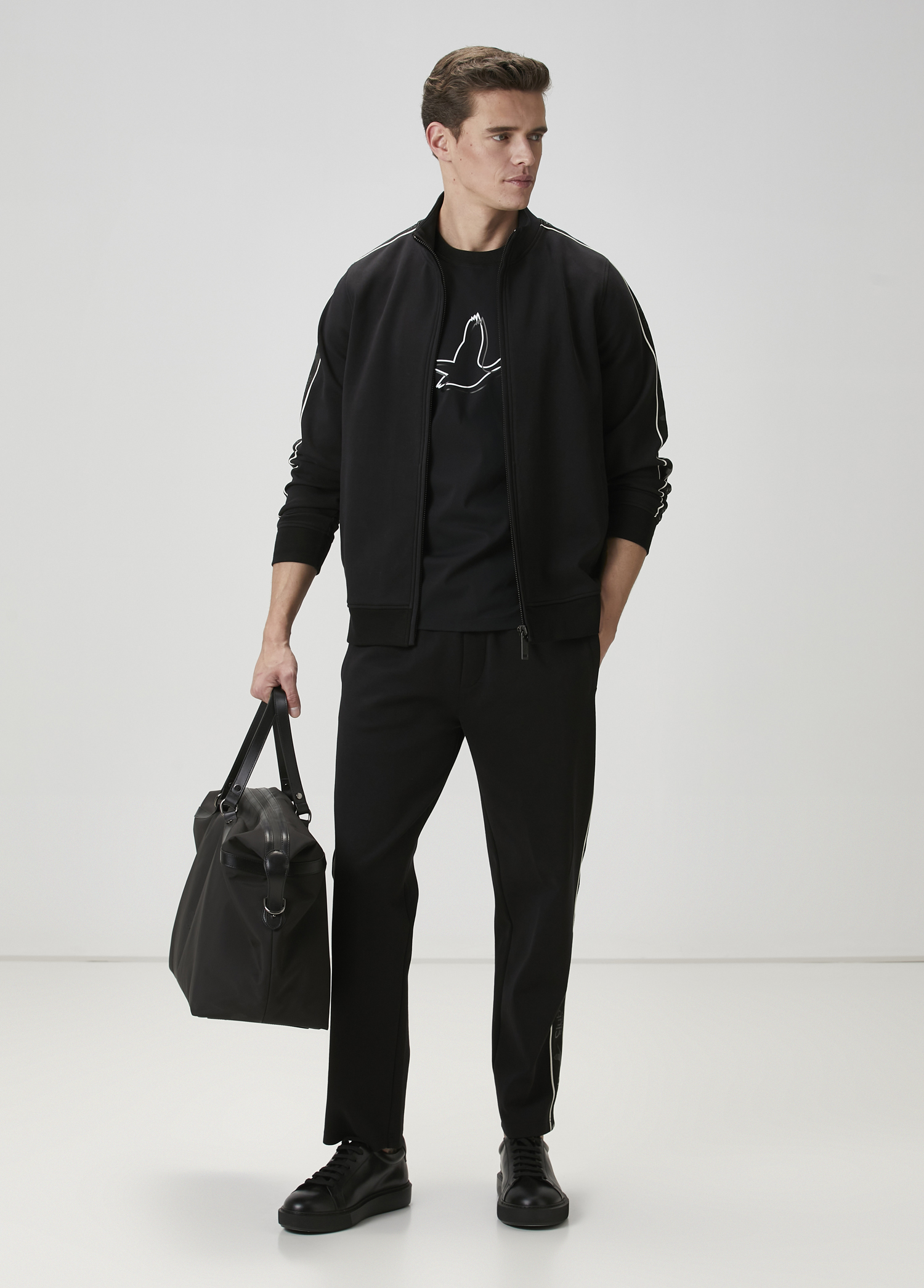 Comfort Fit Siyah Sweatshirt_2