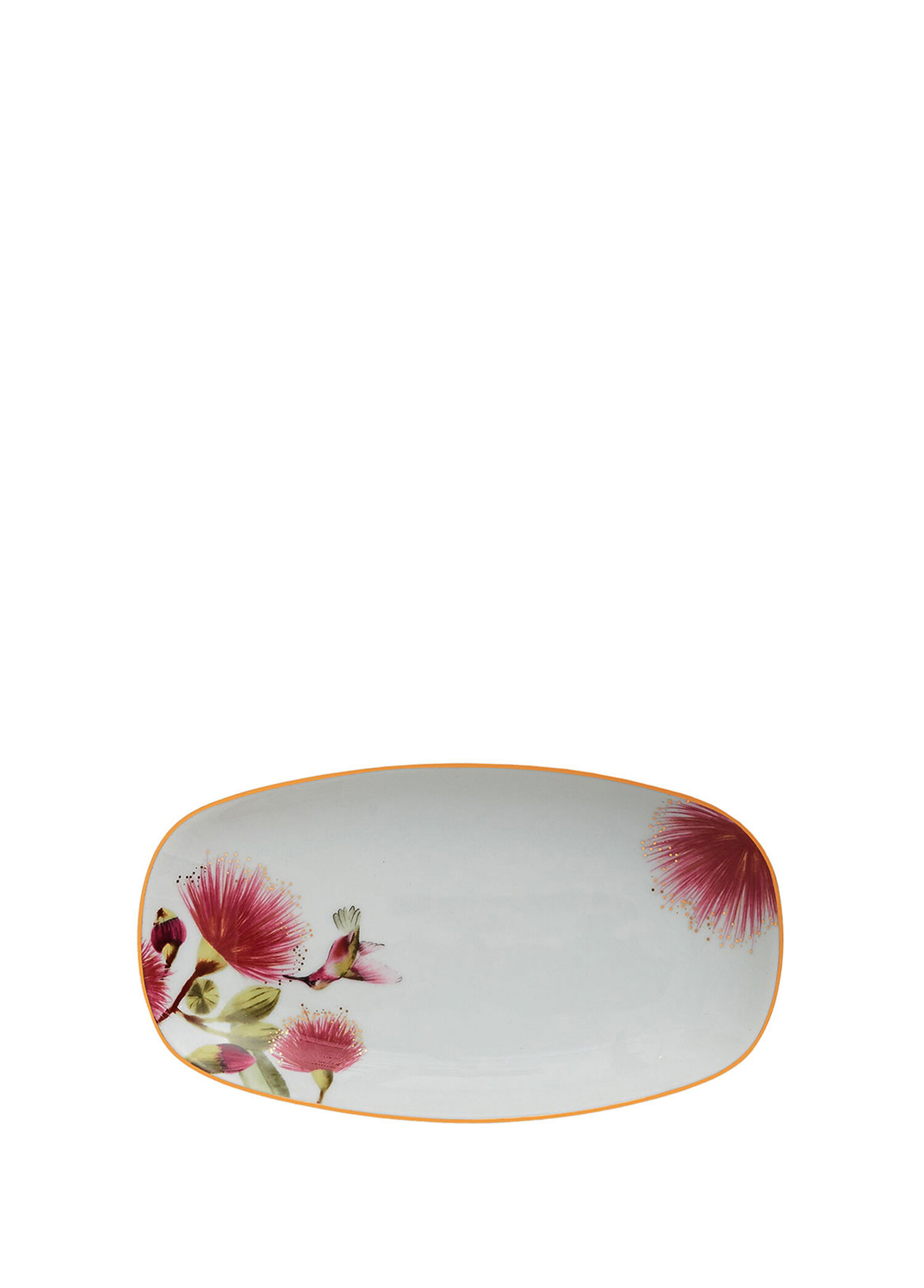 Floral Collection Porselen 2'li Kayık Tabak Seti