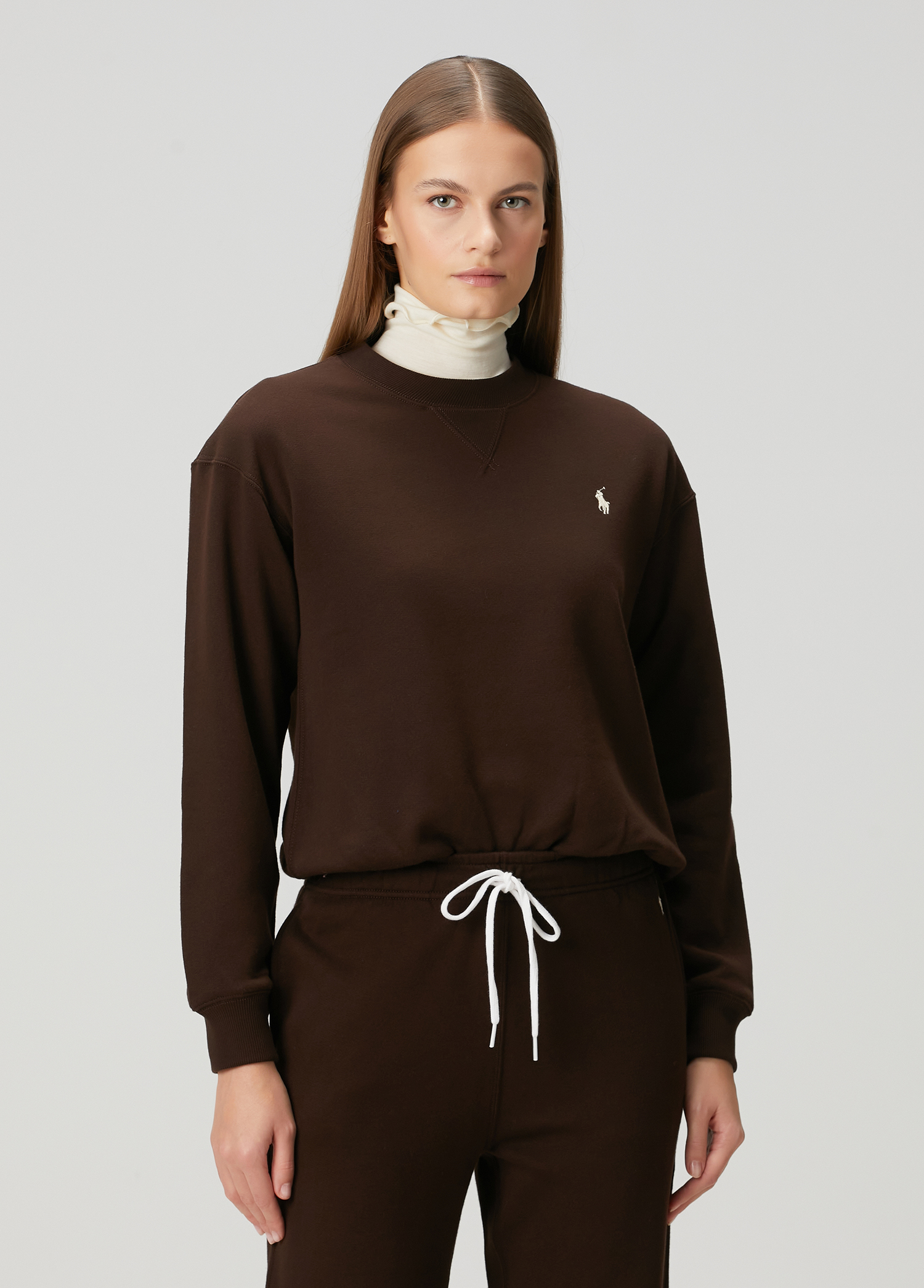 Polo Ralph Lauren Koyu Kahverengi Kadın Koyu Kahverengi Sweatshirt