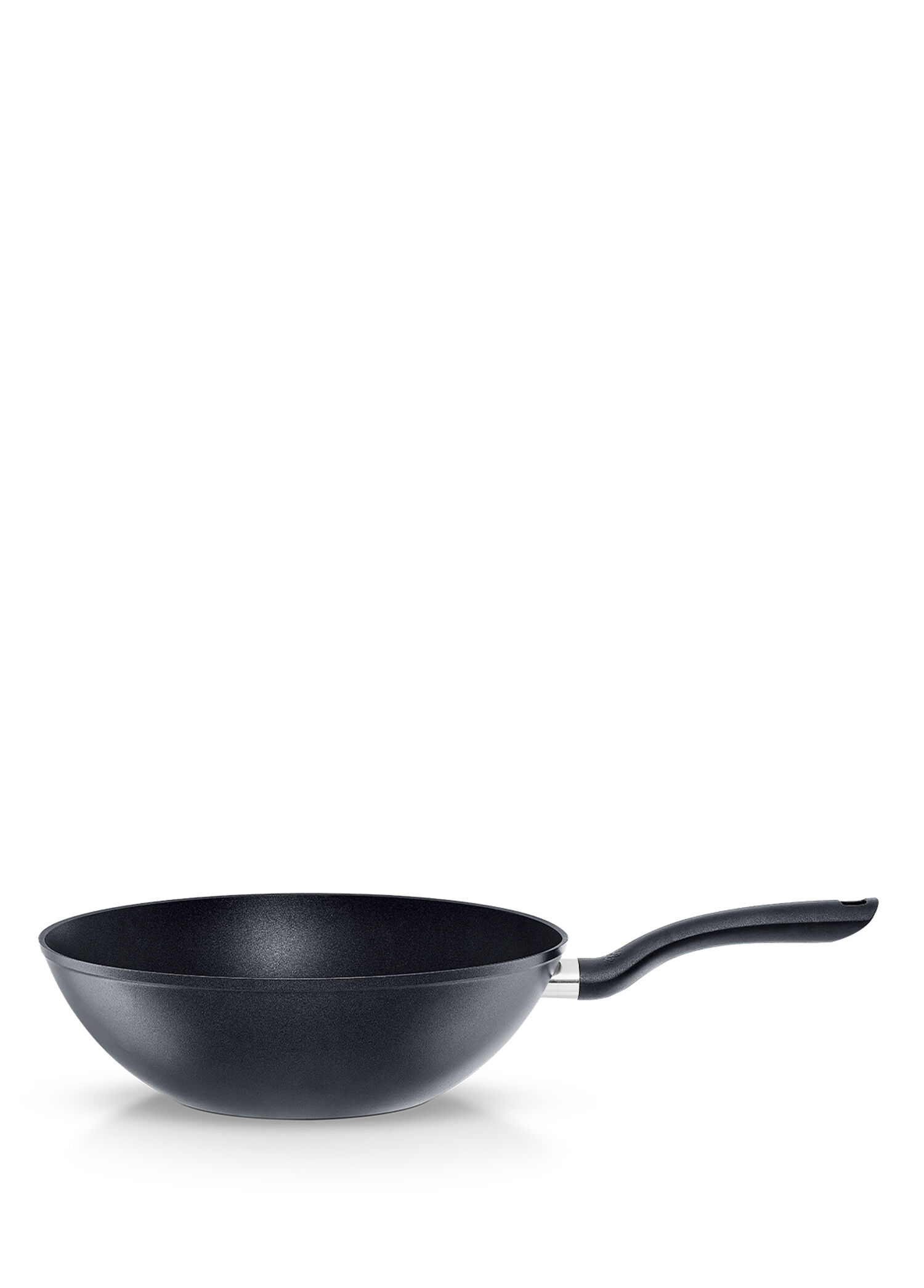Cenit Siyah Çelik Alüminyum Wok Tava 30 cm