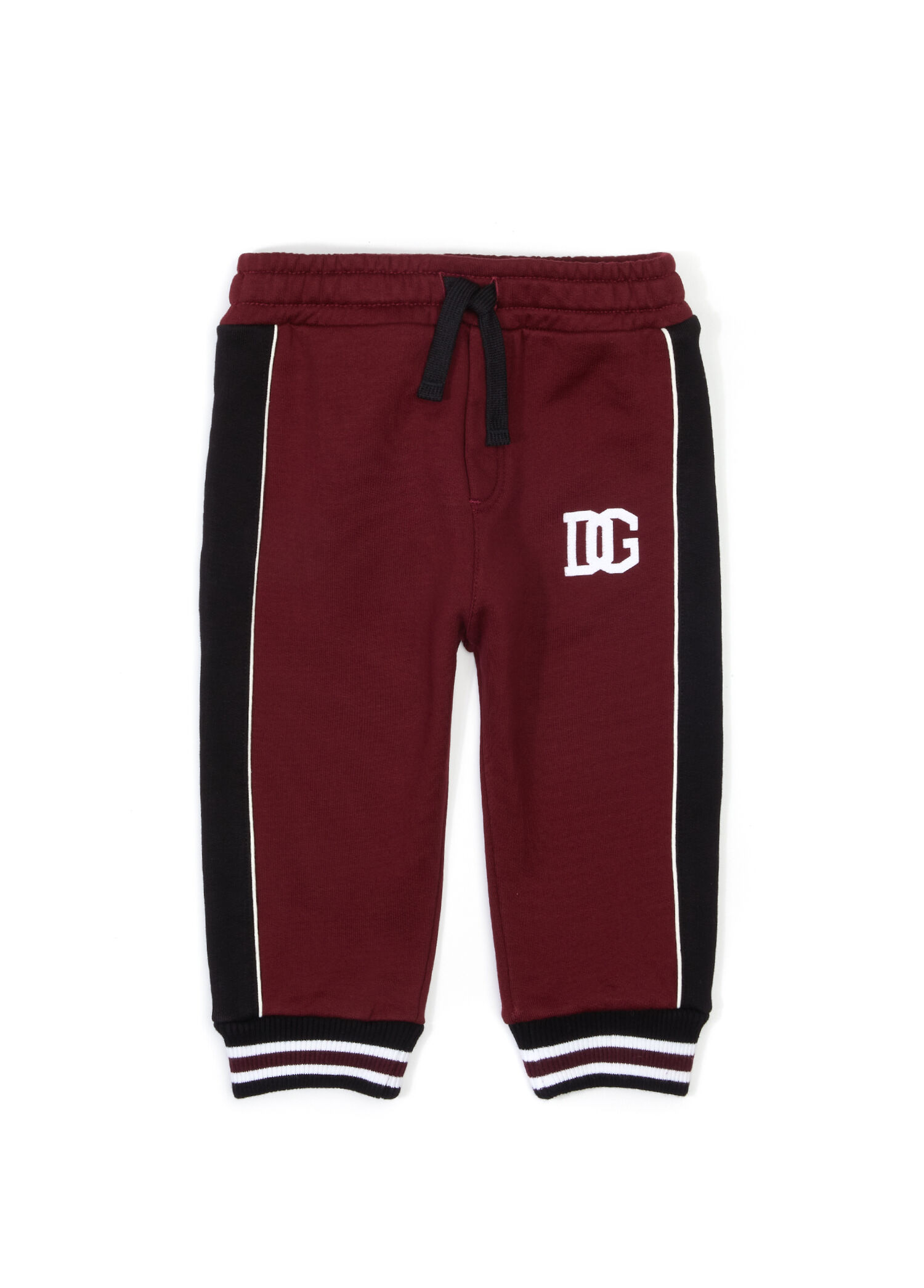 Bordo Logo Detaylı Erkek Bebek Jogger Pantolon