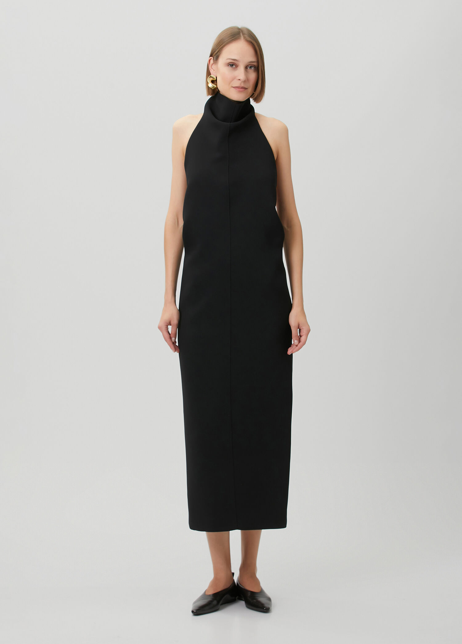 Roxanne Black Midi Dress