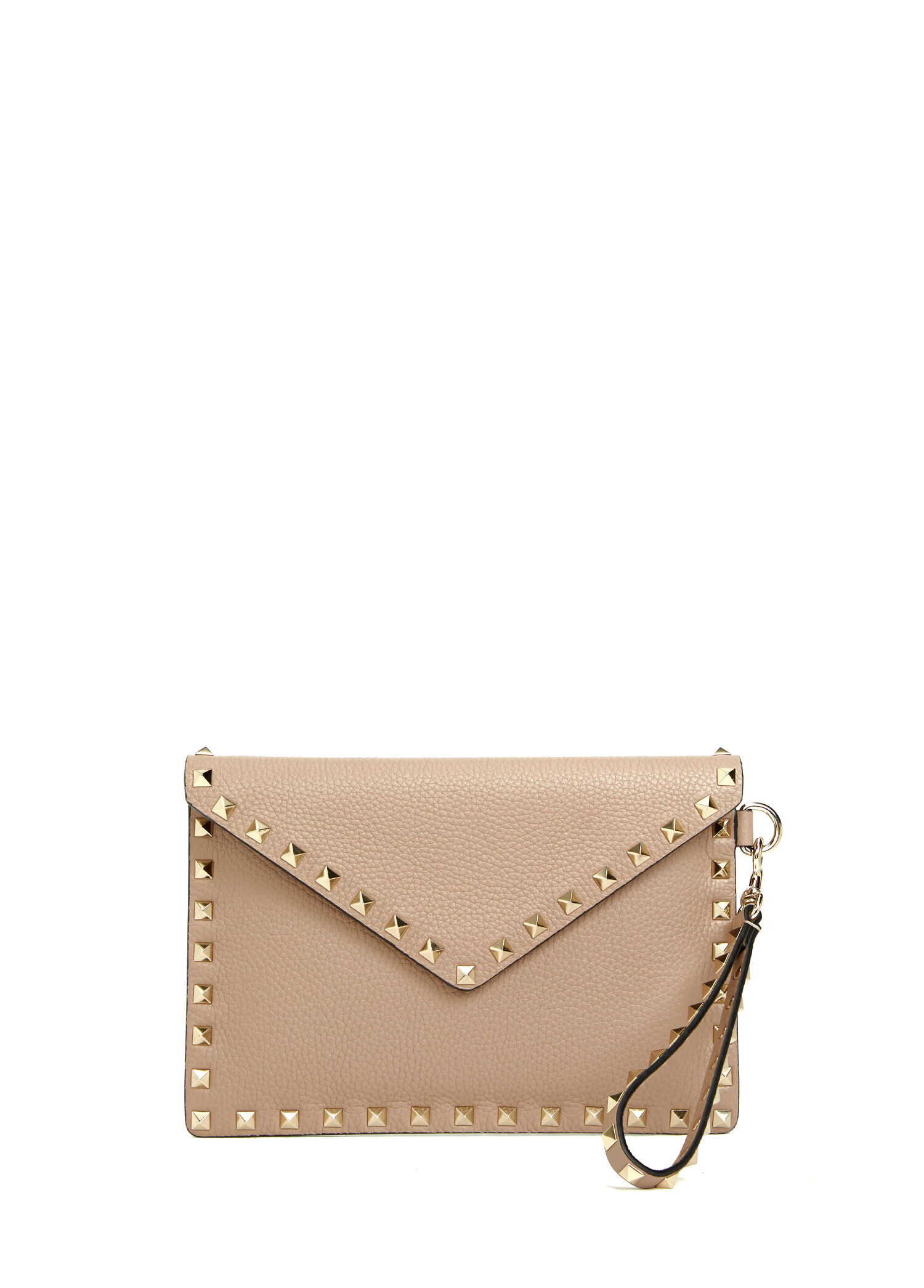 Rockstud Medium Kadın Deri El Portföyü